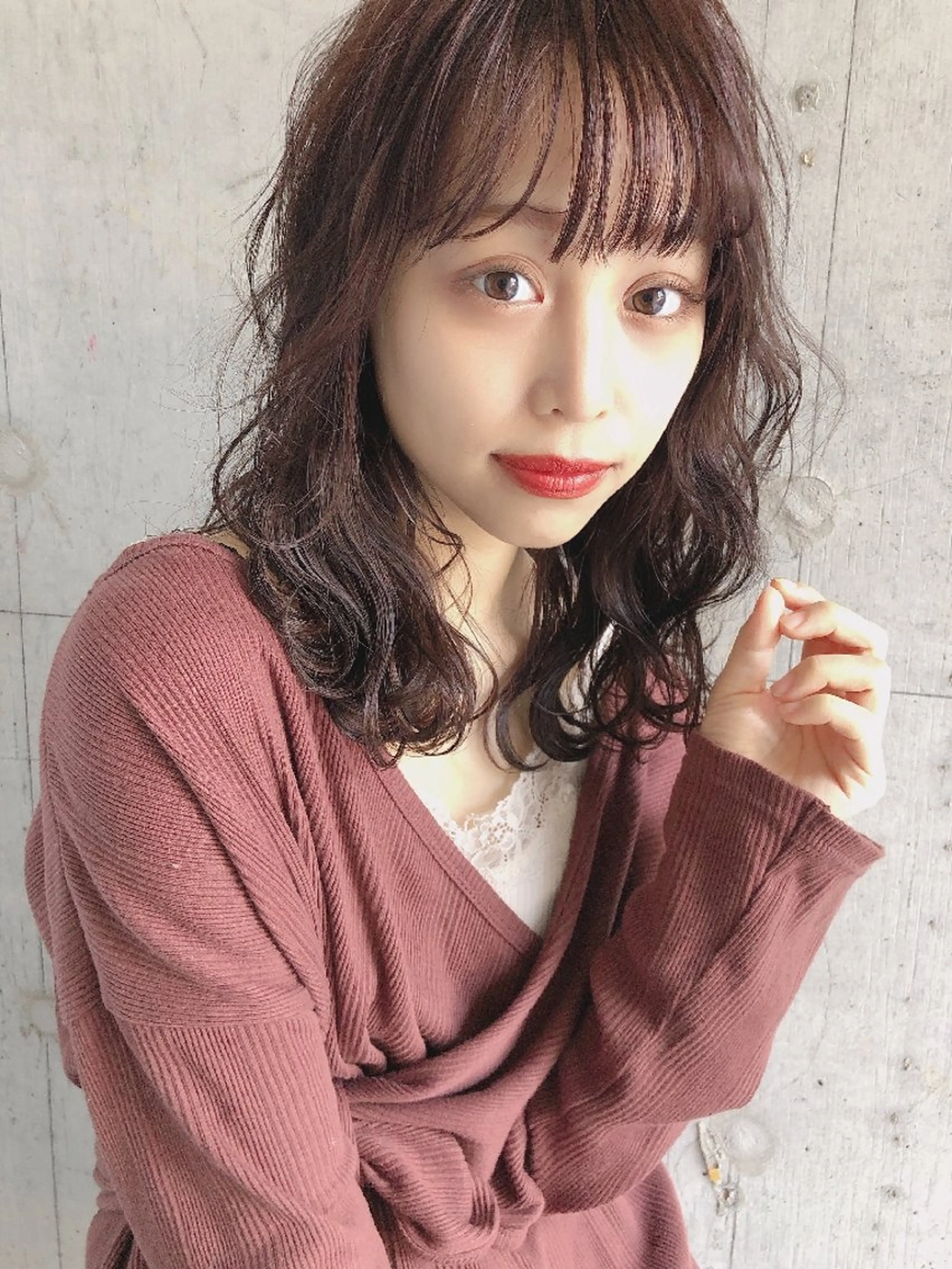 セミロング サロウィン銀座ray店所属・シノヅカ ケンゾーのヘアスタイル