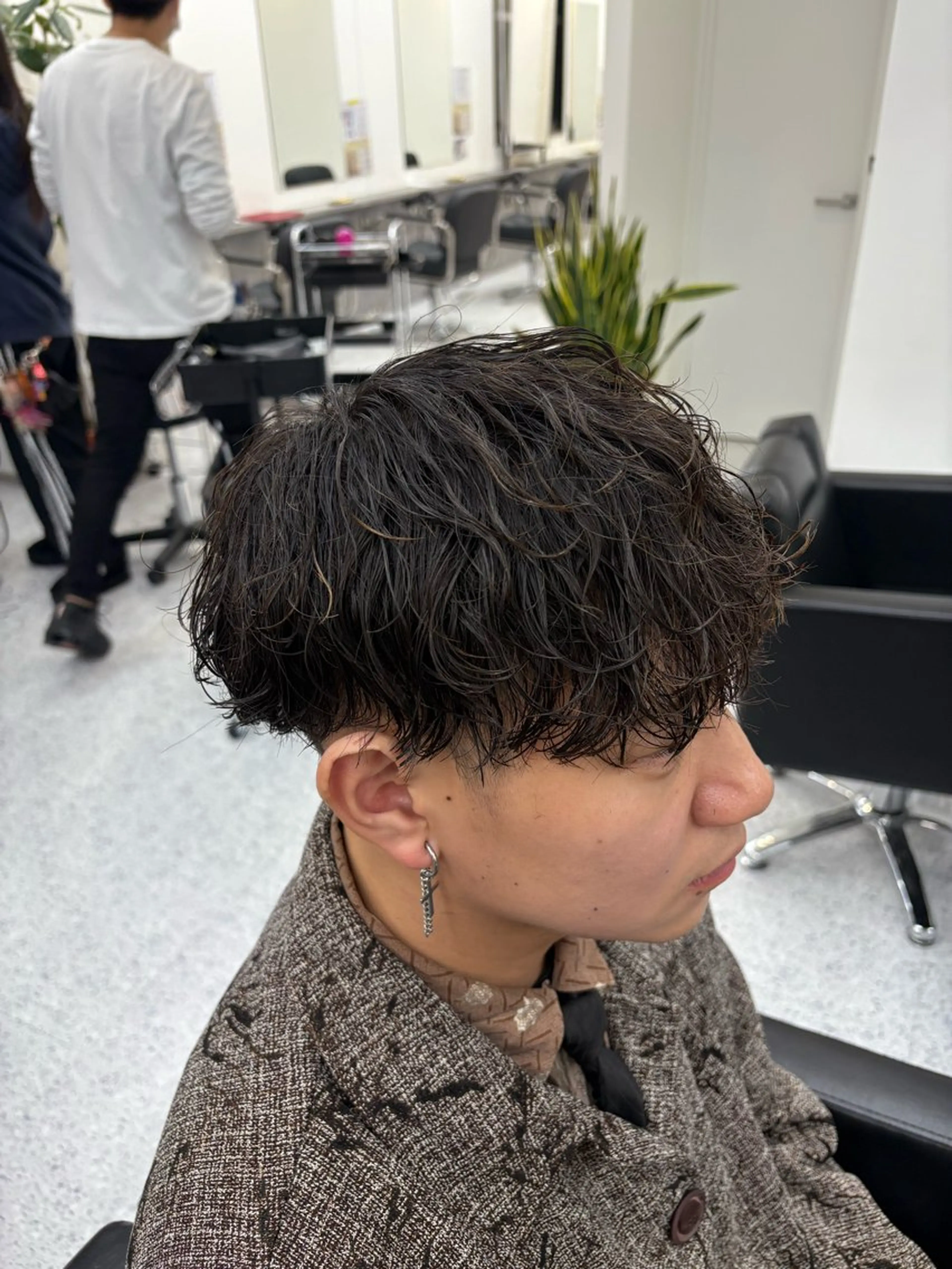 パーマ カット パーマ 笹江 瑞穂のヘアスタイル