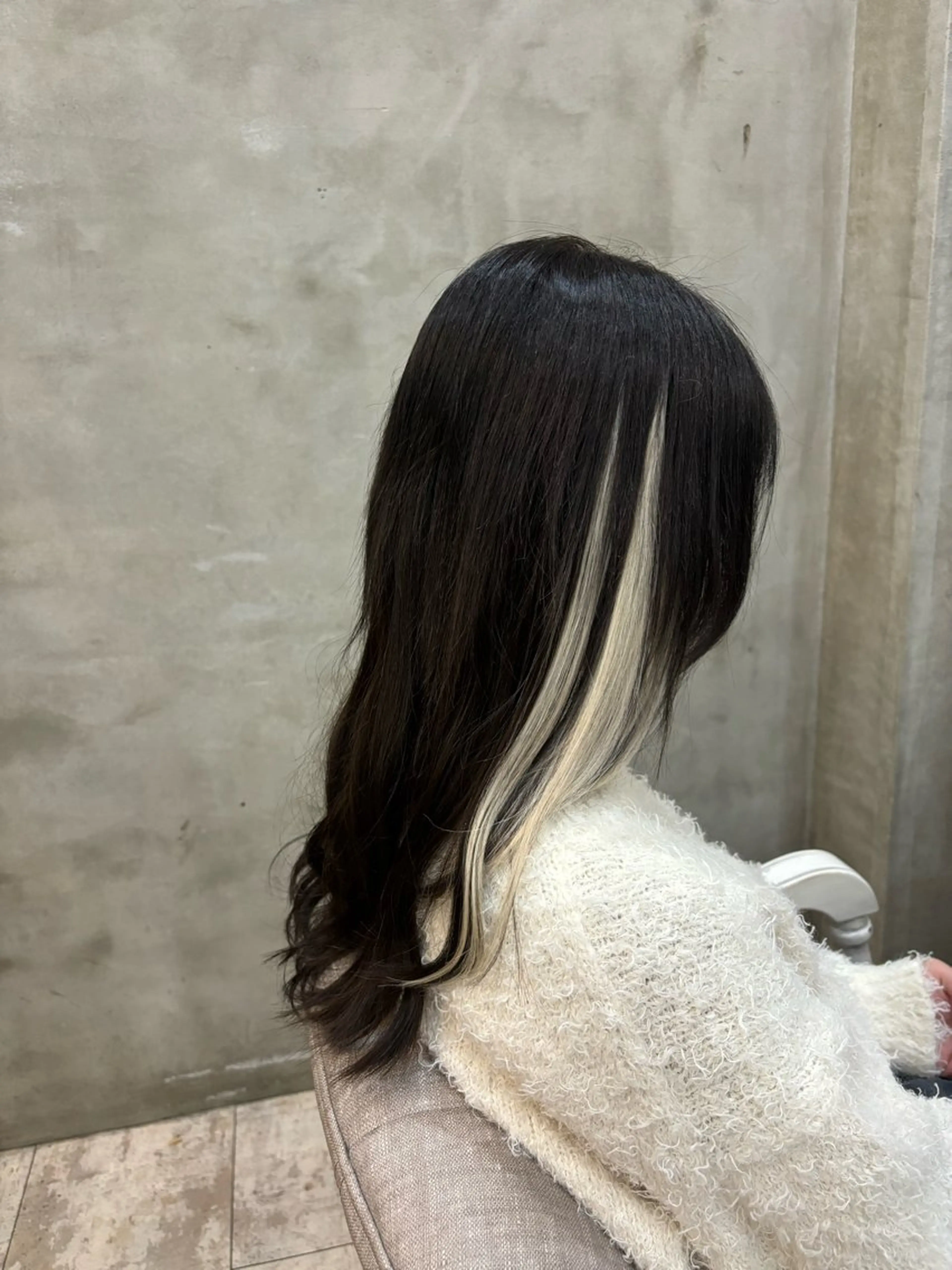 ロング エクステ メンズ/ヘアセット/ 顔周りレイヤー/💶のヘアスタイル