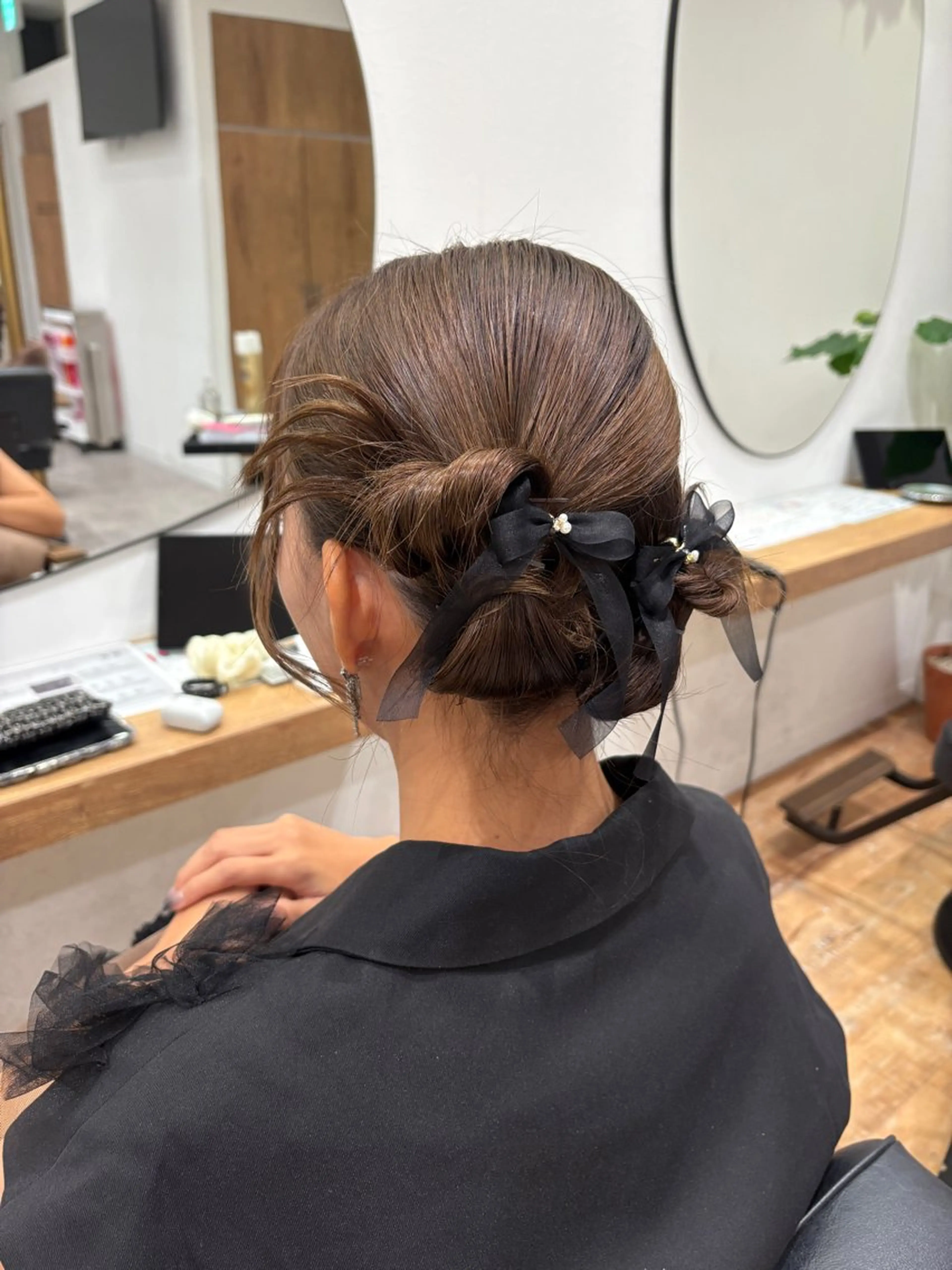 ヘアアレンジ ヘアセット ピンクカラーアレンジ 🩷AYANA🩷のヘアスタイル