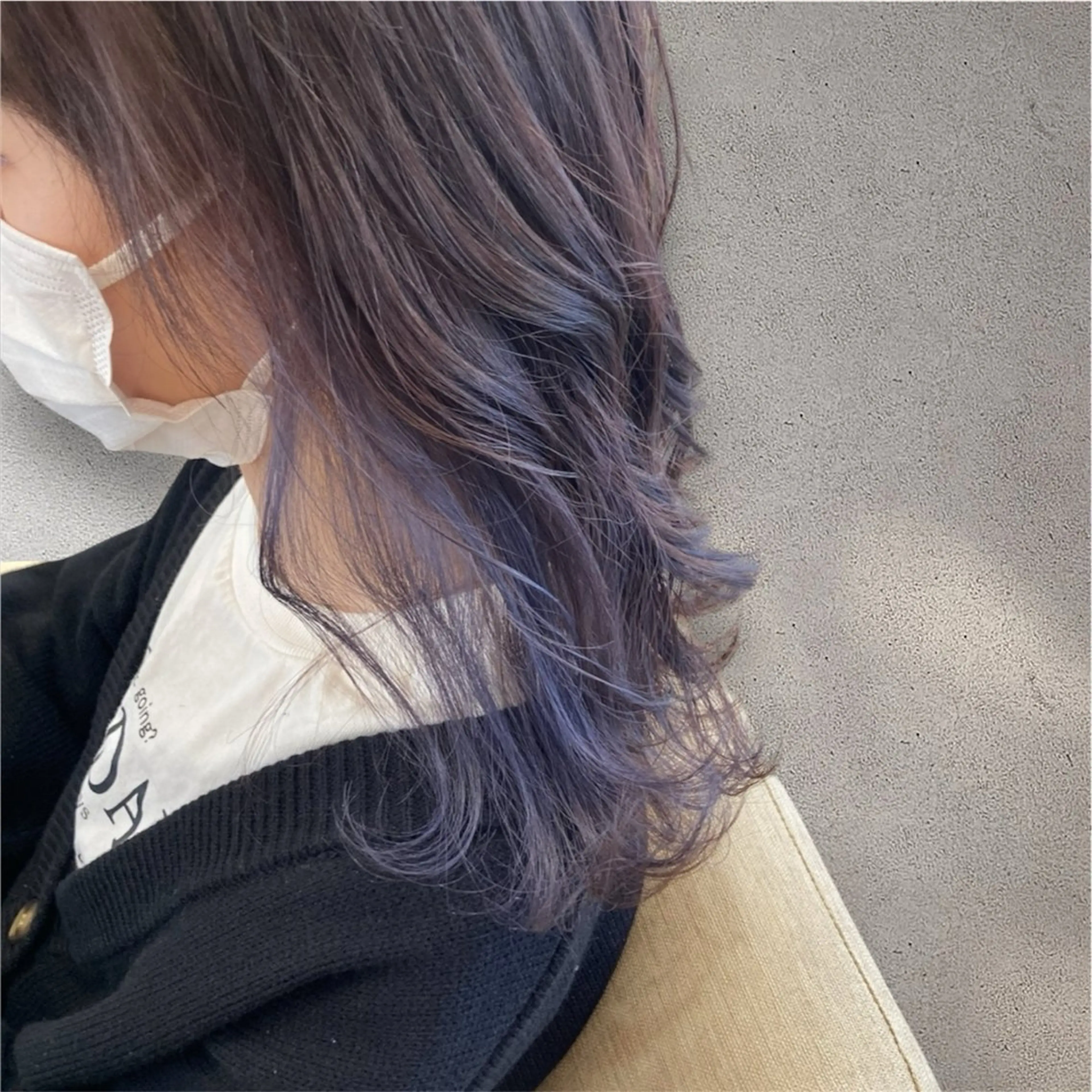 セミロング カット ヘアカラー Bear Fruit 新潟店所属・美髪矯正／ 山田　千里のヘアスタイル