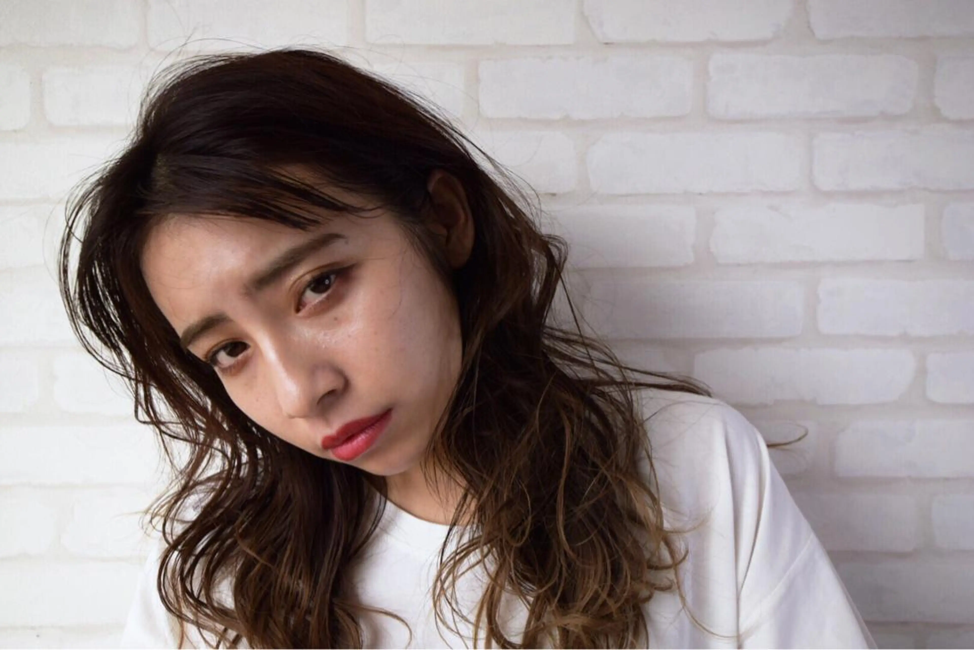 セミロング カラー パーマ カルラ　蒲田店所属・大久保寿高✨ なりたい色を叶える✨のヘアスタイル