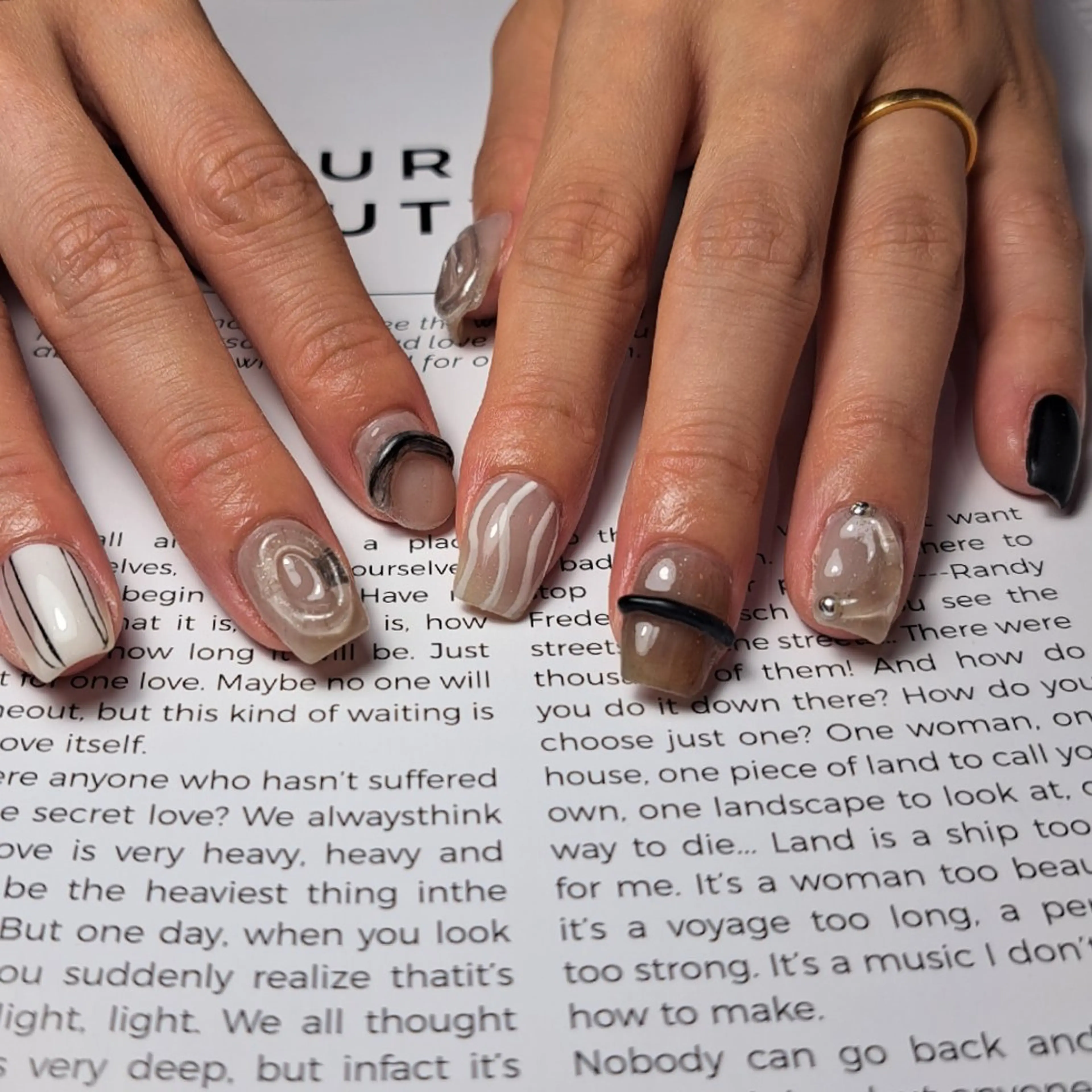 ネイル アートネイル ジェルネイル 持ち込み ぷっくりネイル Nail mood /アートし放題のネイルデザイン