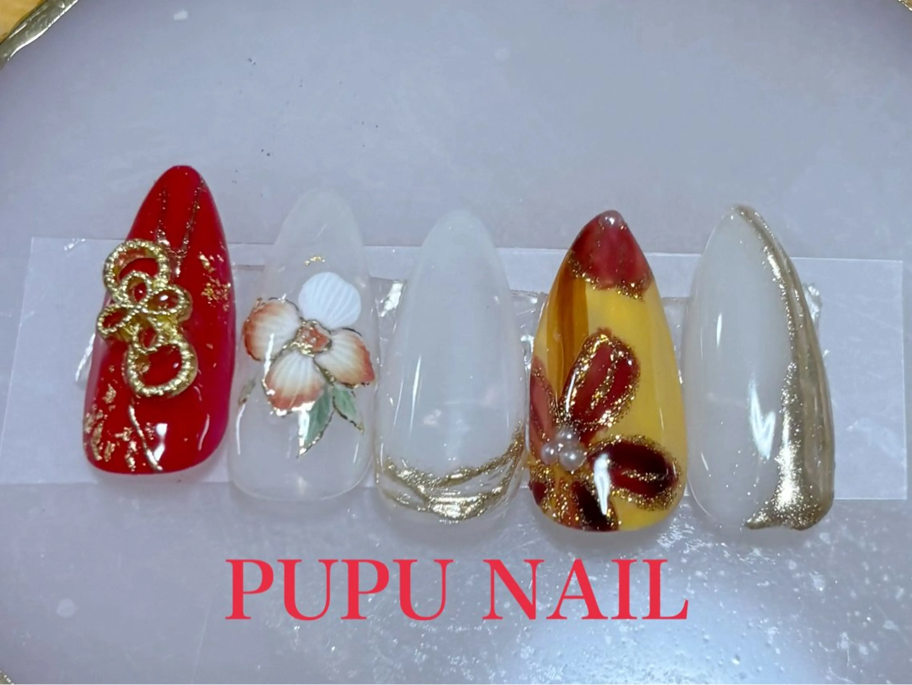 ミディアム ハンドネイル kido chieのネイルデザイン