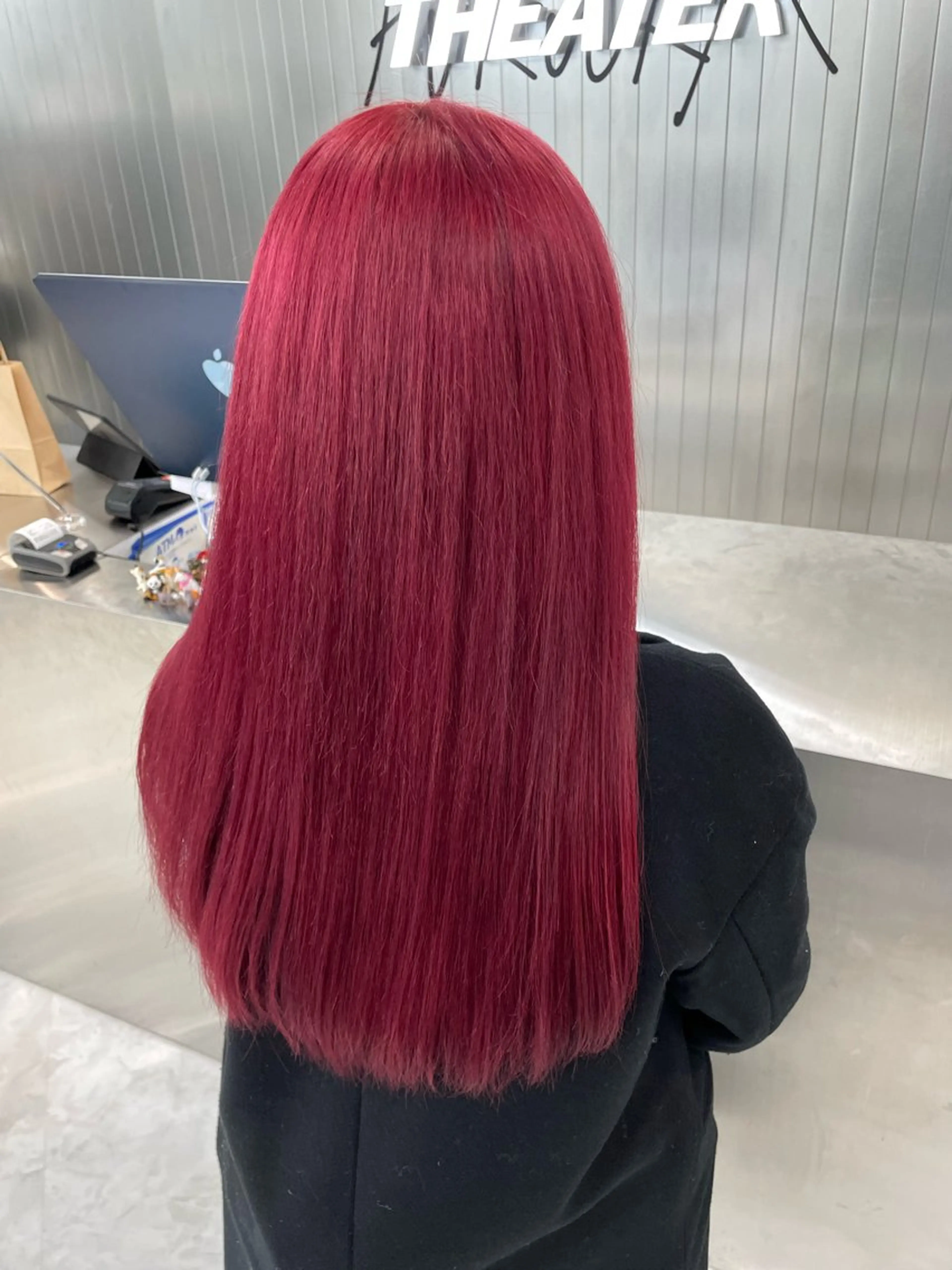 ロング カラー カット ヘアカラー 🍒ワイン系 ウルフカット🍒拓未のヘアスタイル