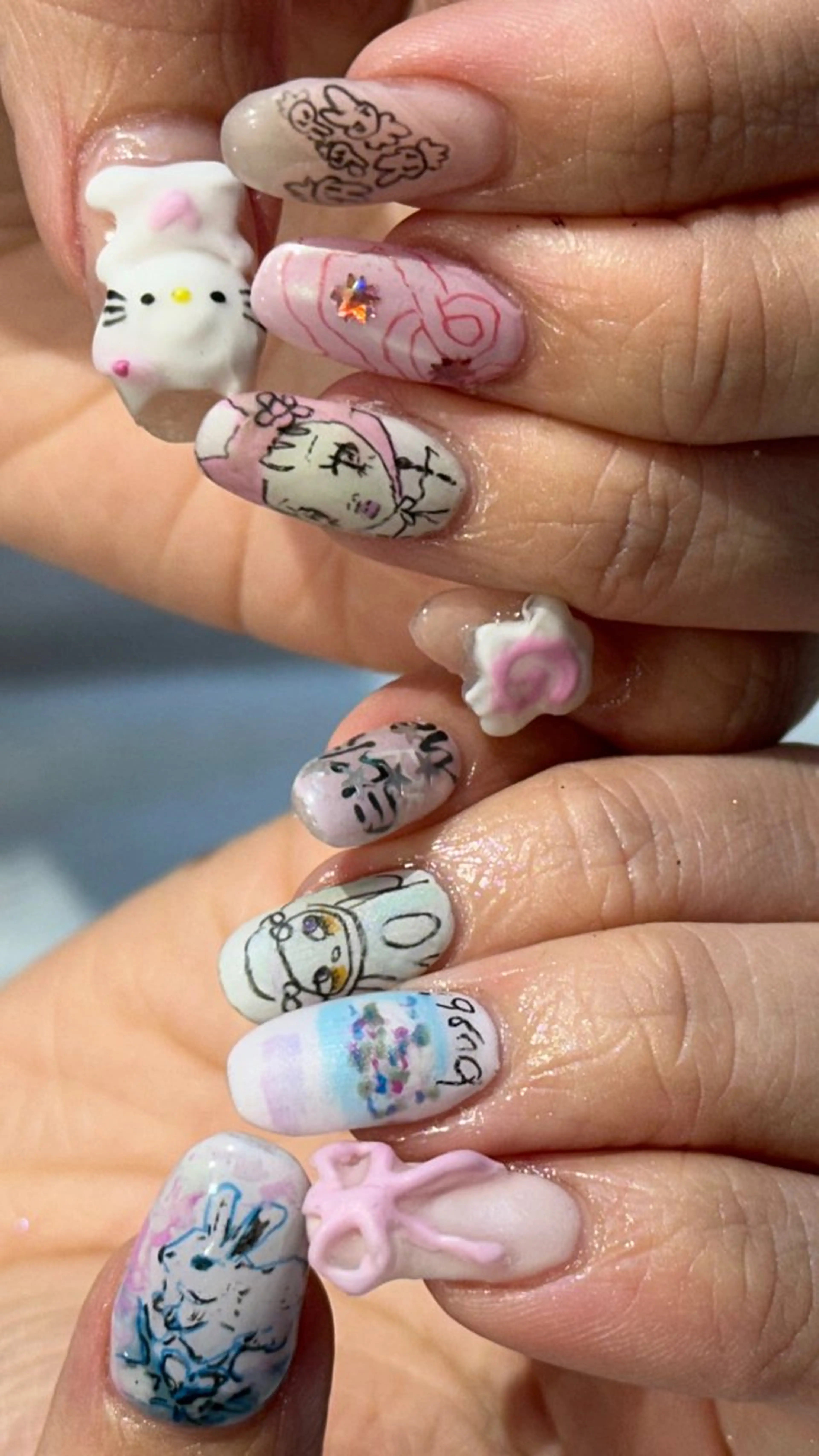 ネイル ハイトーン特化 pepe🎀のヘアスタイル