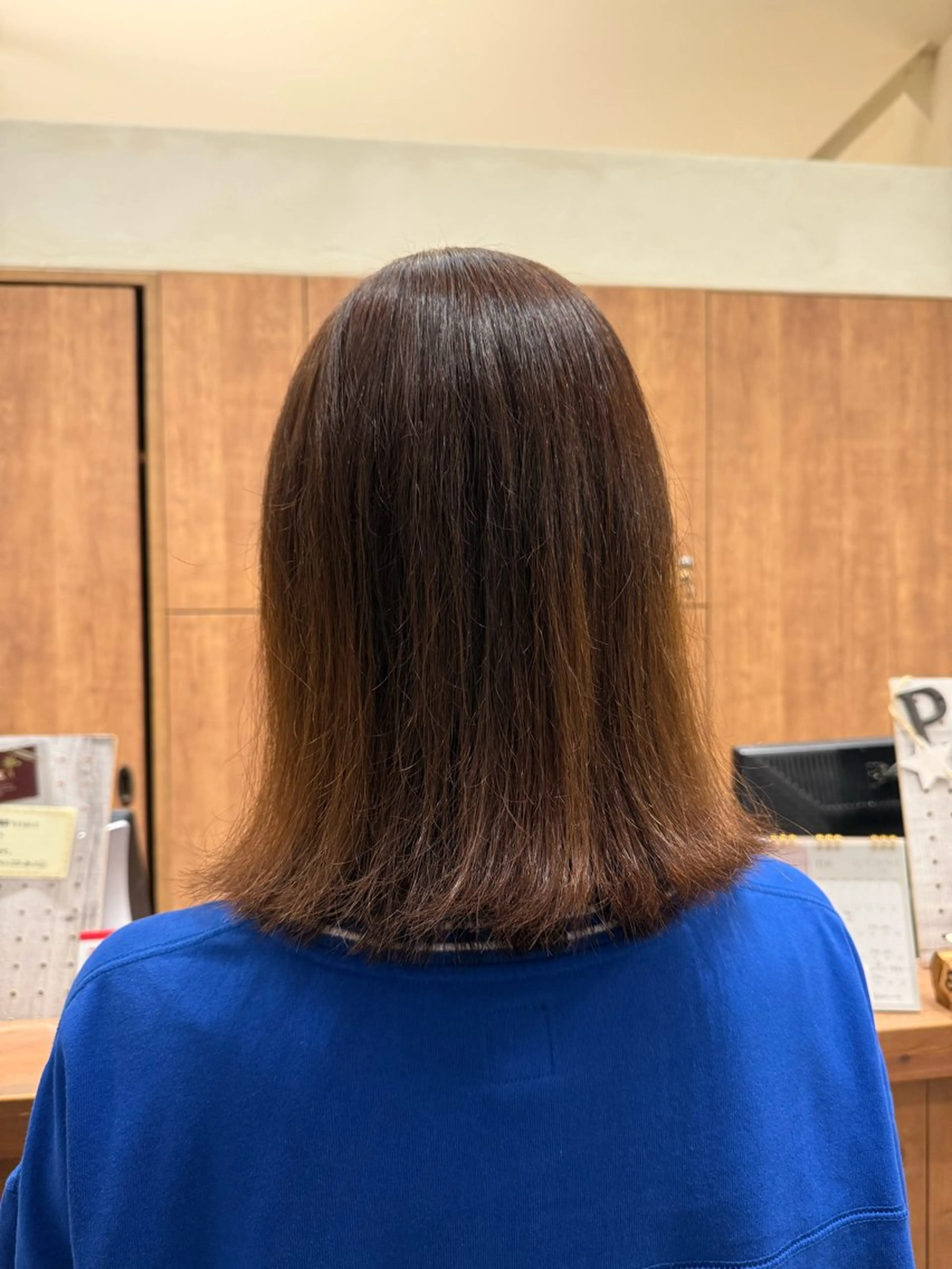 縮毛矯正 安藤 来桃のヘアスタイル