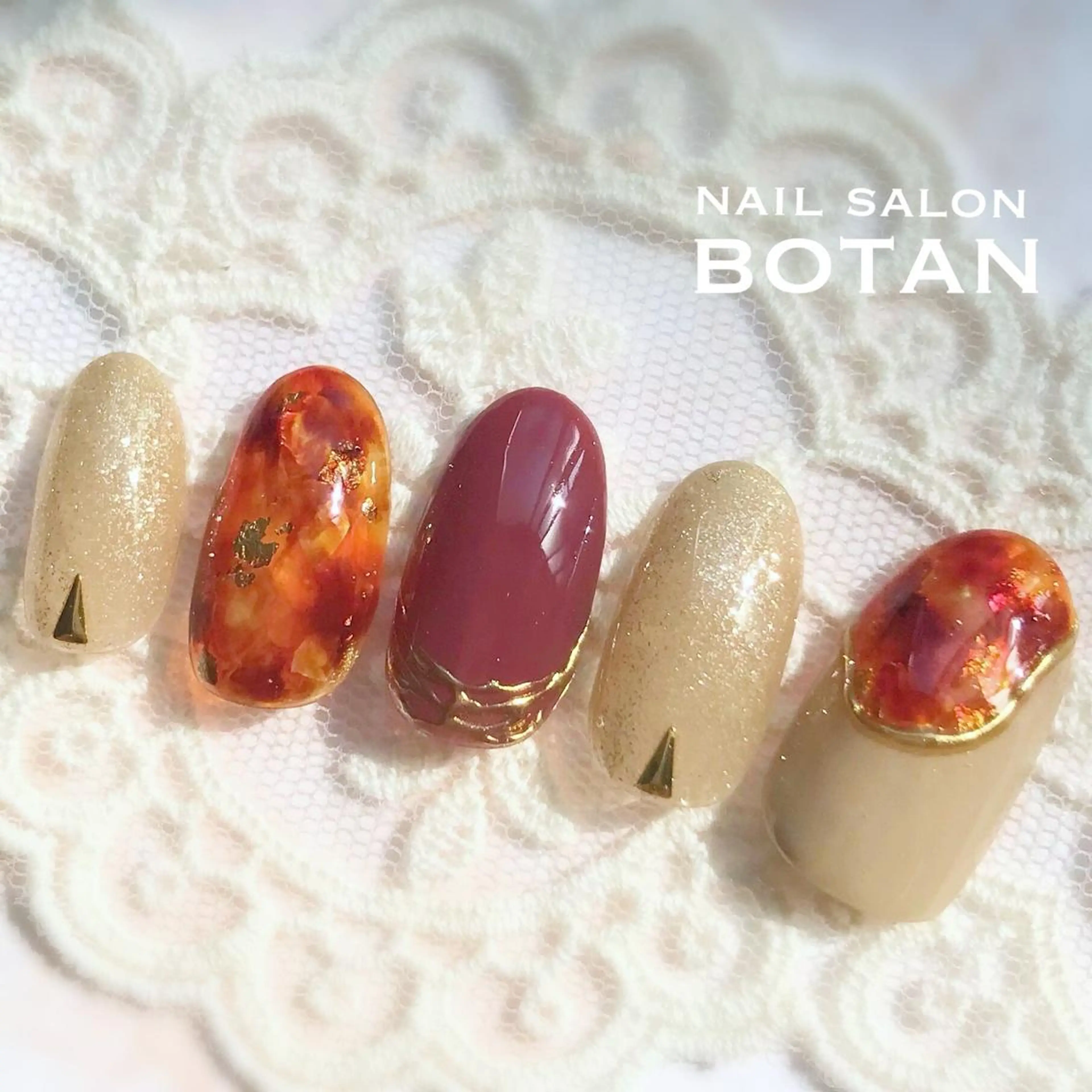 ネイル ハンドネイル NAIL SALON BOTANのネイルデザイン