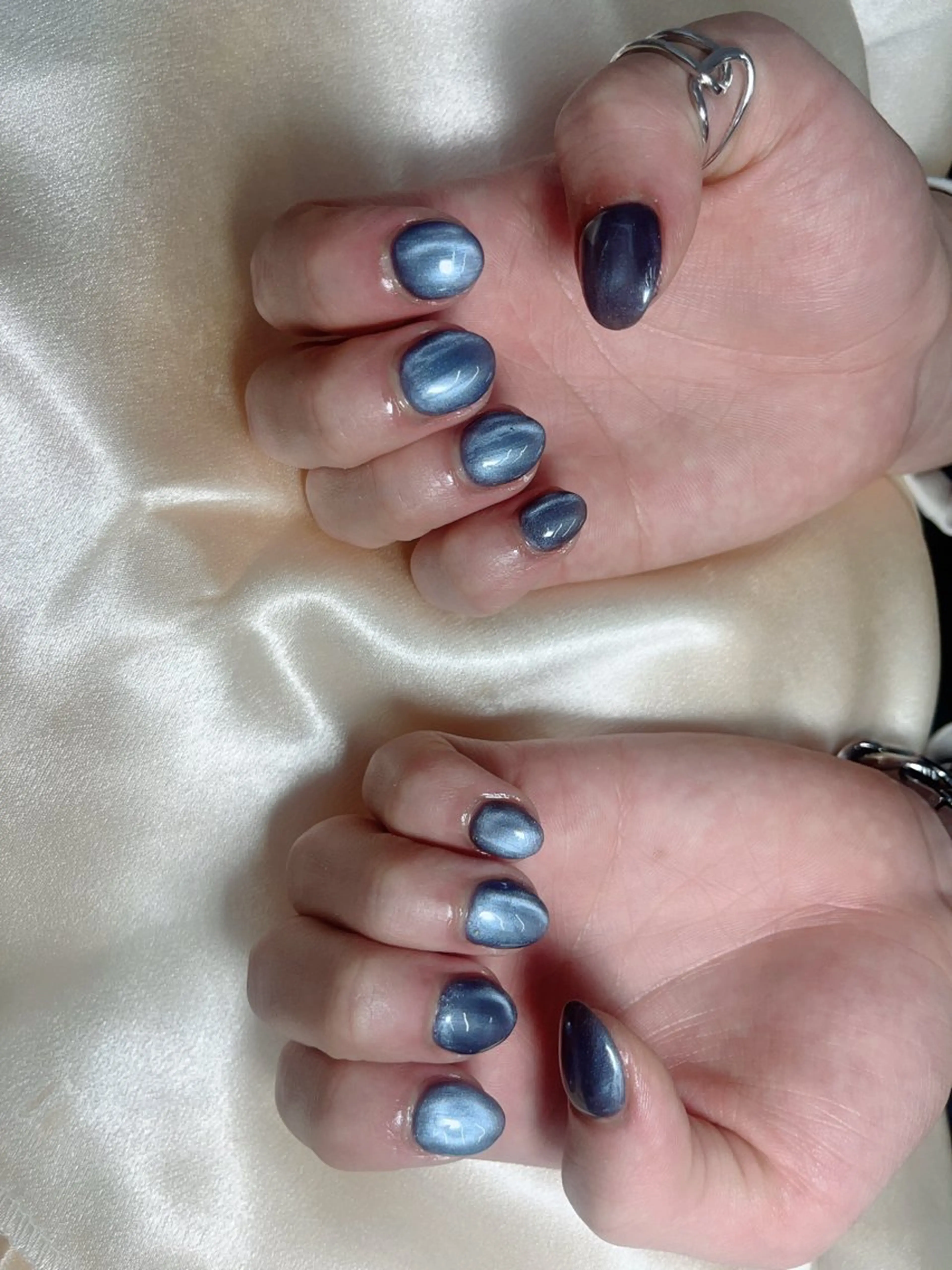 メンズ ネイル マグネットネイル メンズネイル チョウ カンのネイルデザイン