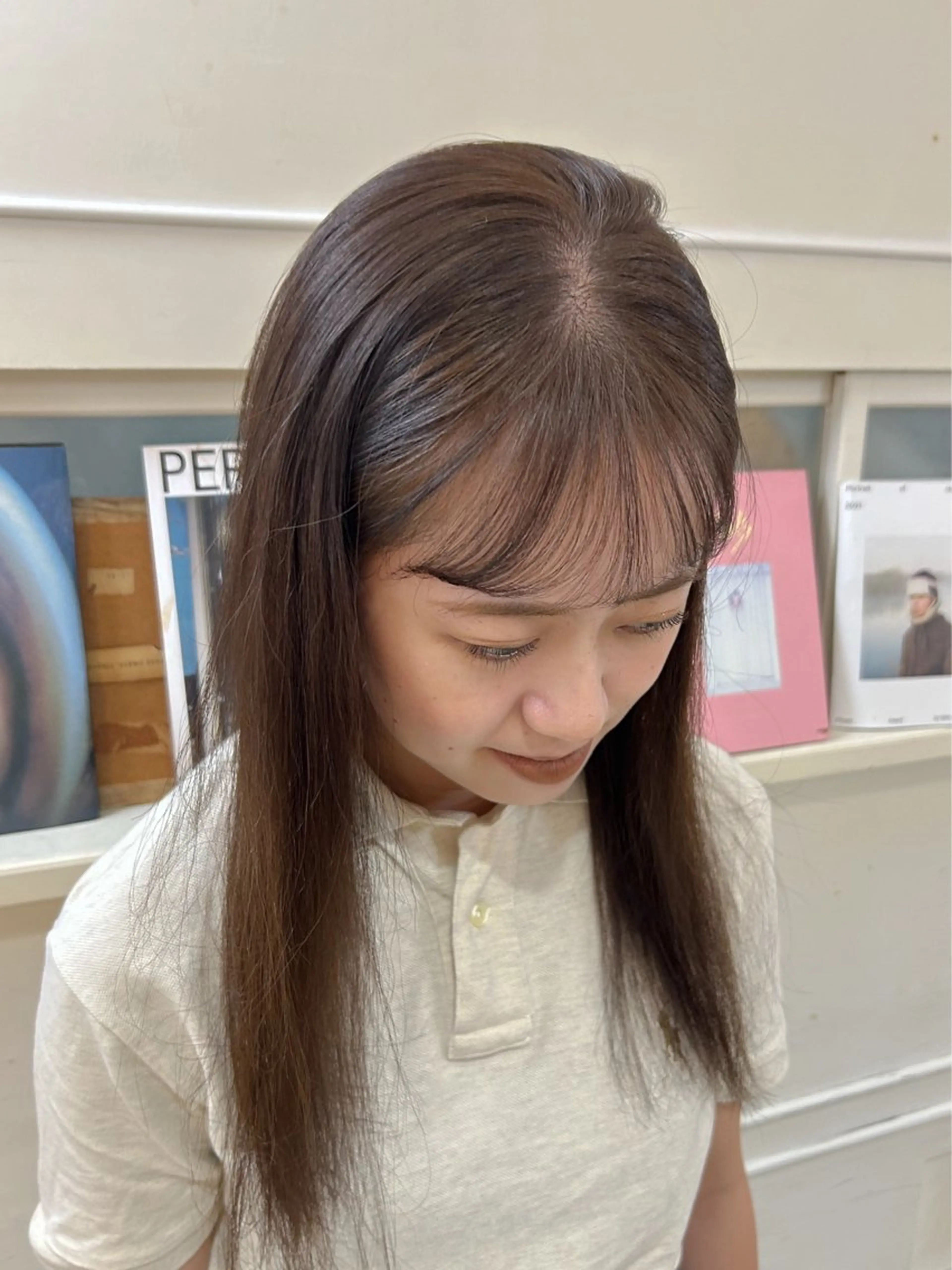 カラー ヘアカラー RINKA 岡崎美容室のヘアスタイル