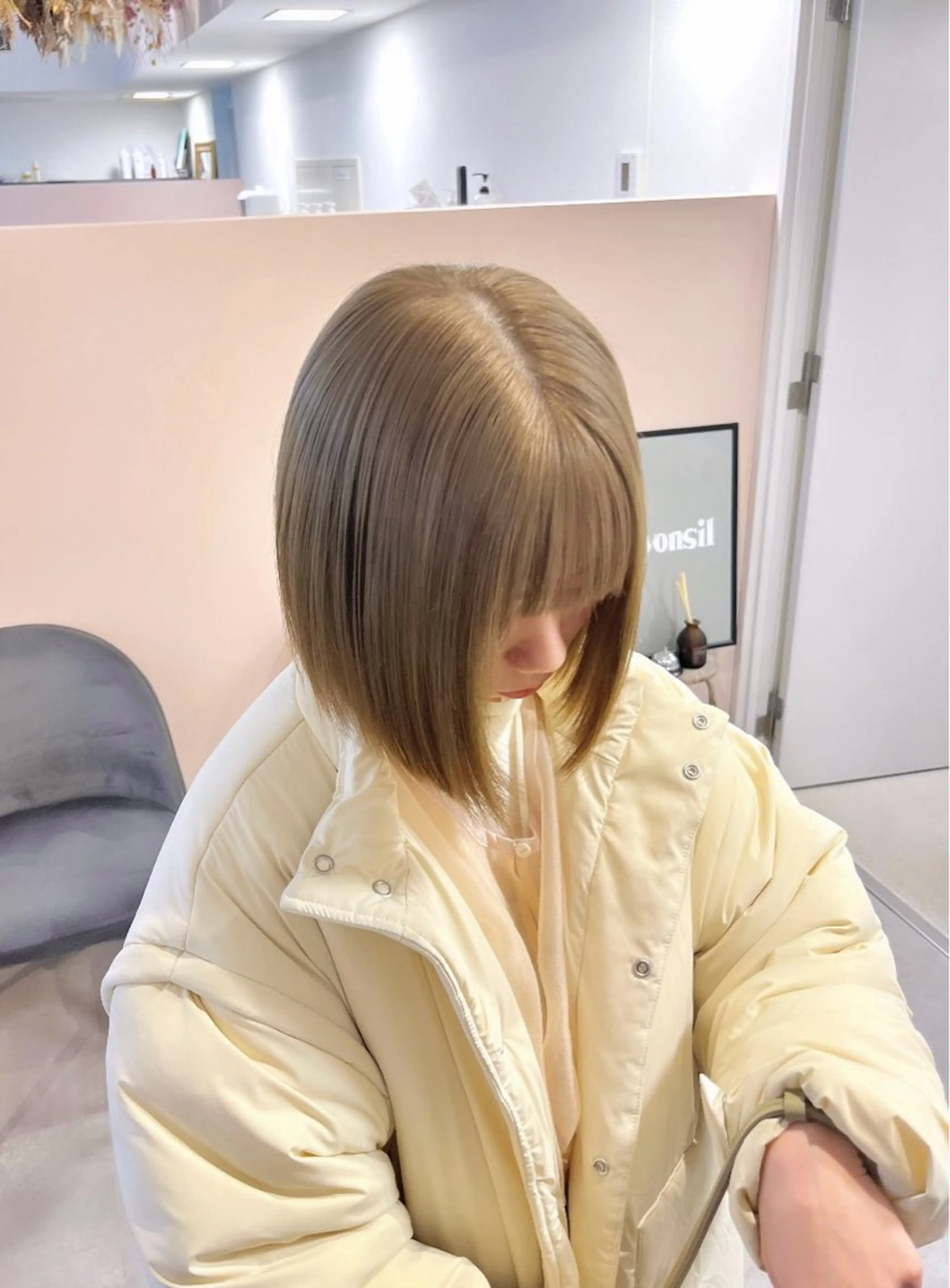 ミディアム ヘアカラー トリートメント 当日予約◎ risaのヘアスタイル