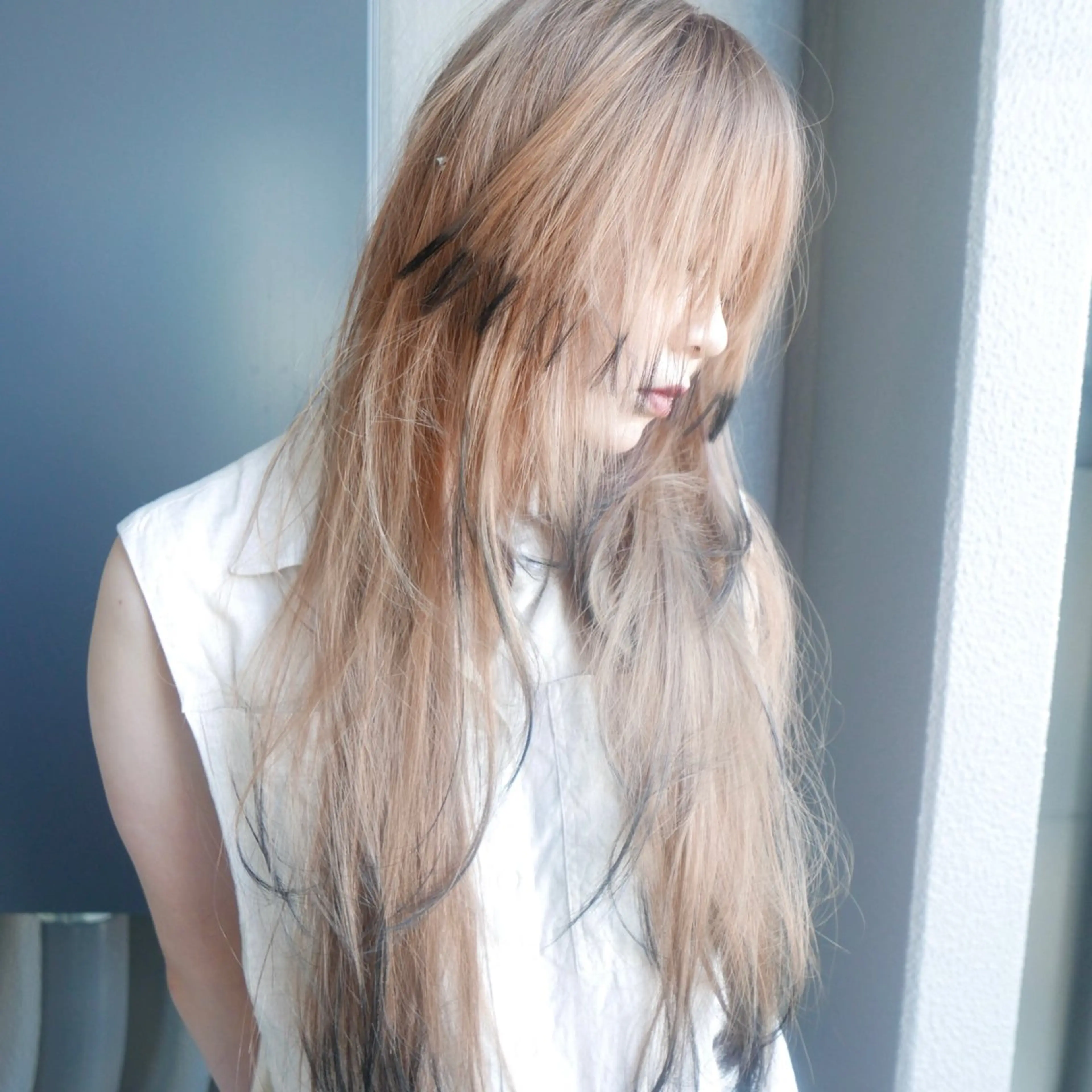 ロング カラー ヘアカラー bloc japon所属・ﾌﾞﾚｲｽﾞ˚✧₊⁎ ﾚｲﾔｰToriのヘアスタイル