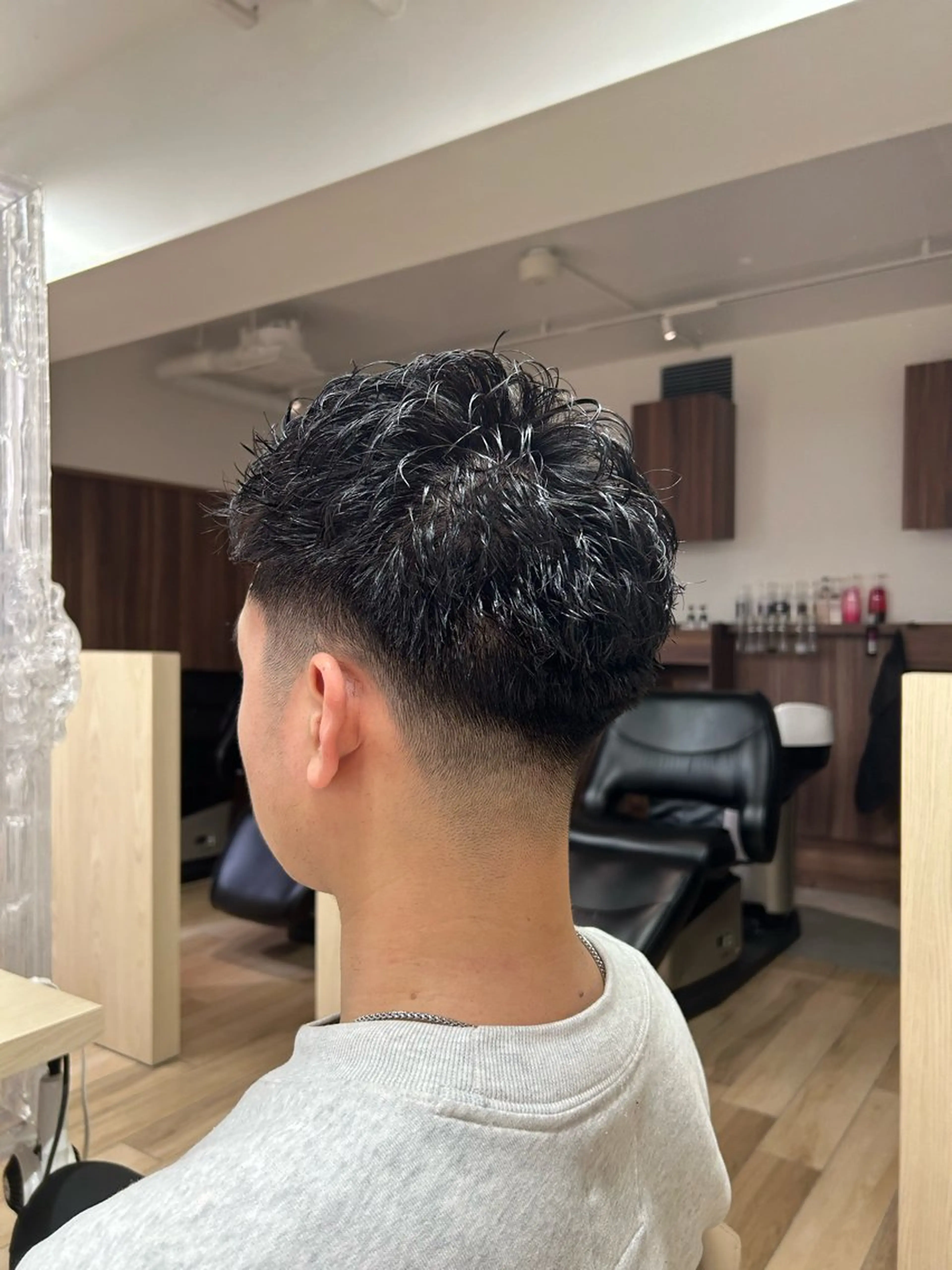 パーマ メンズ カット パーマ 渡辺 大輝のヘアスタイル