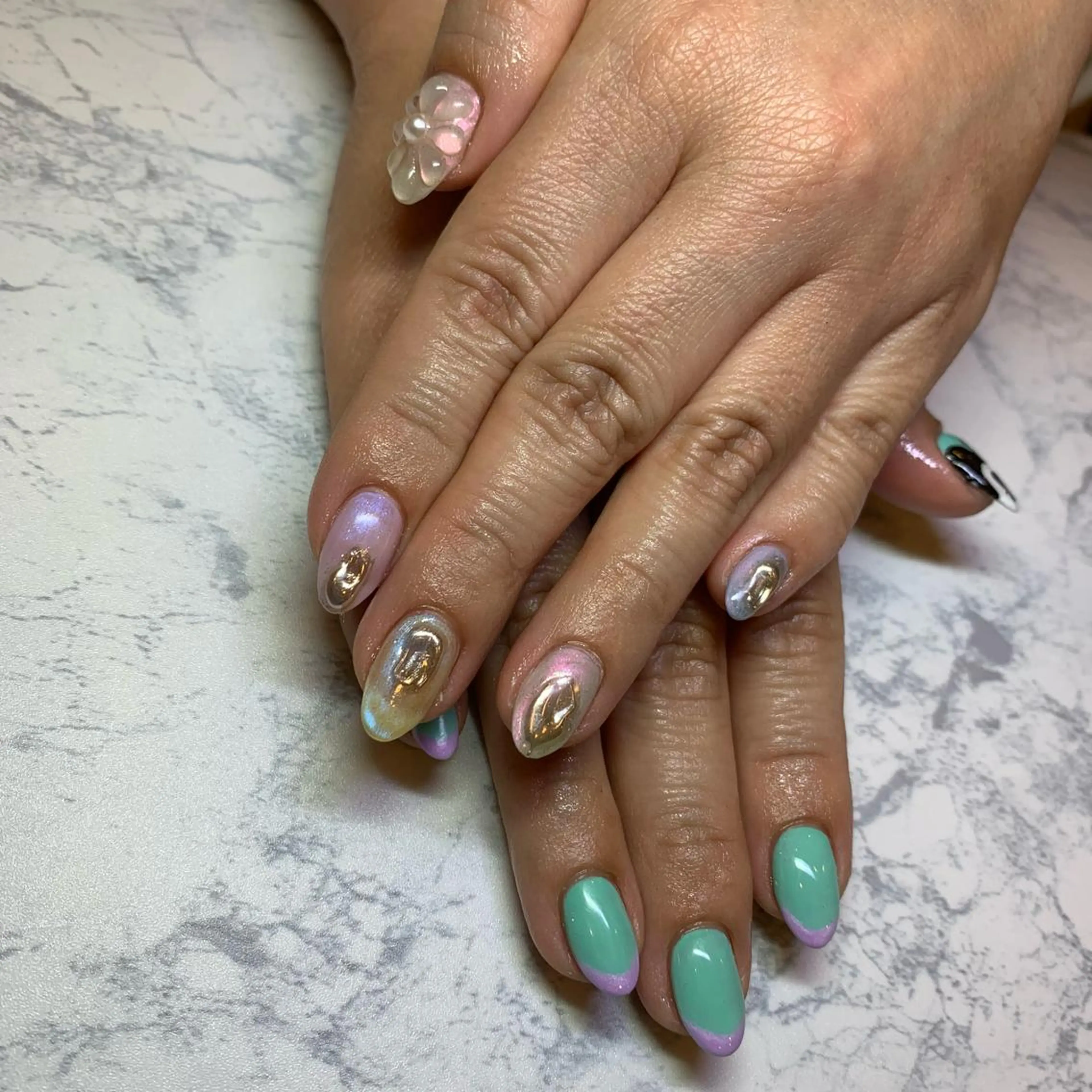 ネイル ハンドネイル malibu hair resort大泉店所属・kalon💅 SEIRAのネイルデザイン