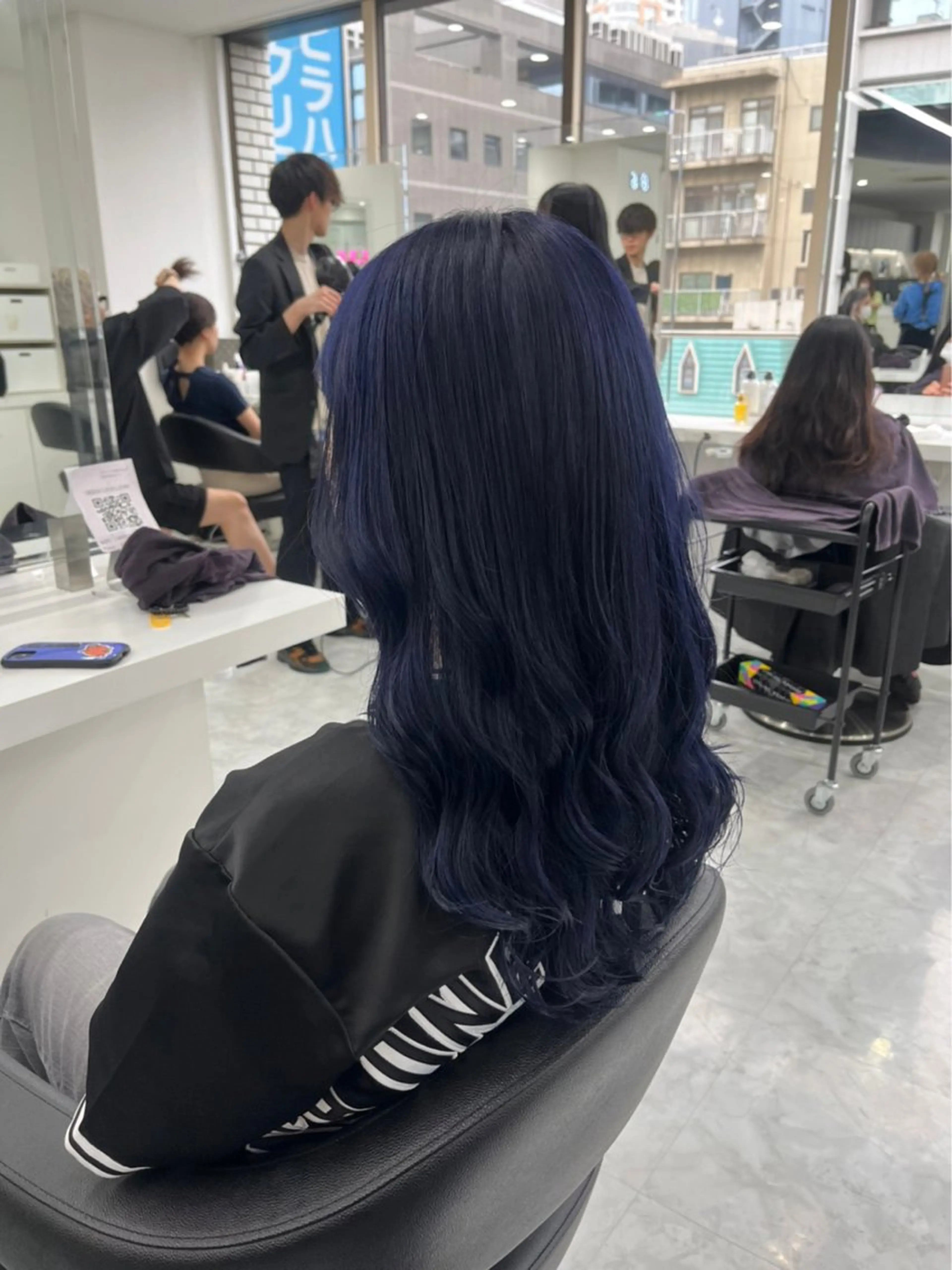 ロング カラー ブルーカラー ヘアカラー 💖トレンド夏 カラー💖FUTAのヘアスタイル