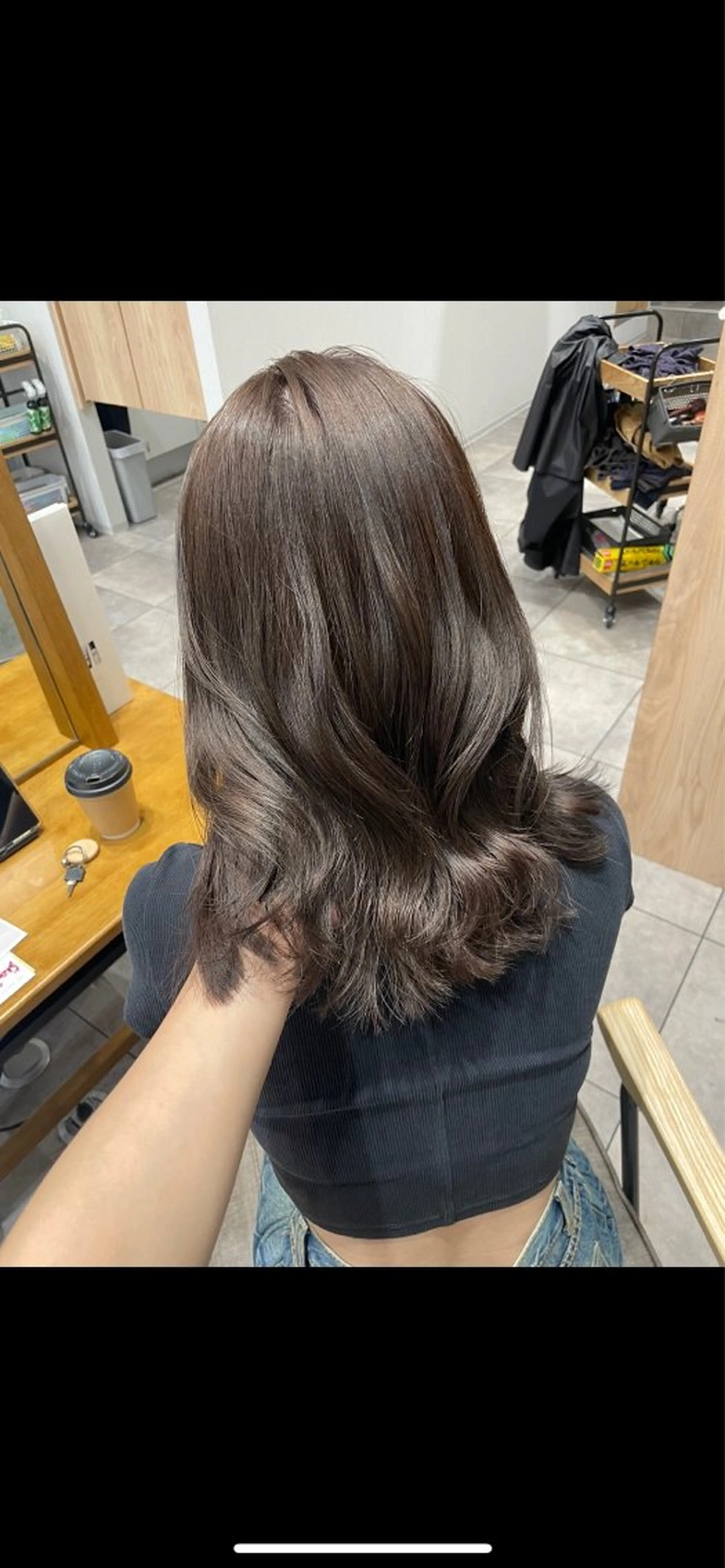 セミロング 顔周り/レイヤー🎀 natsumiのヘアスタイル