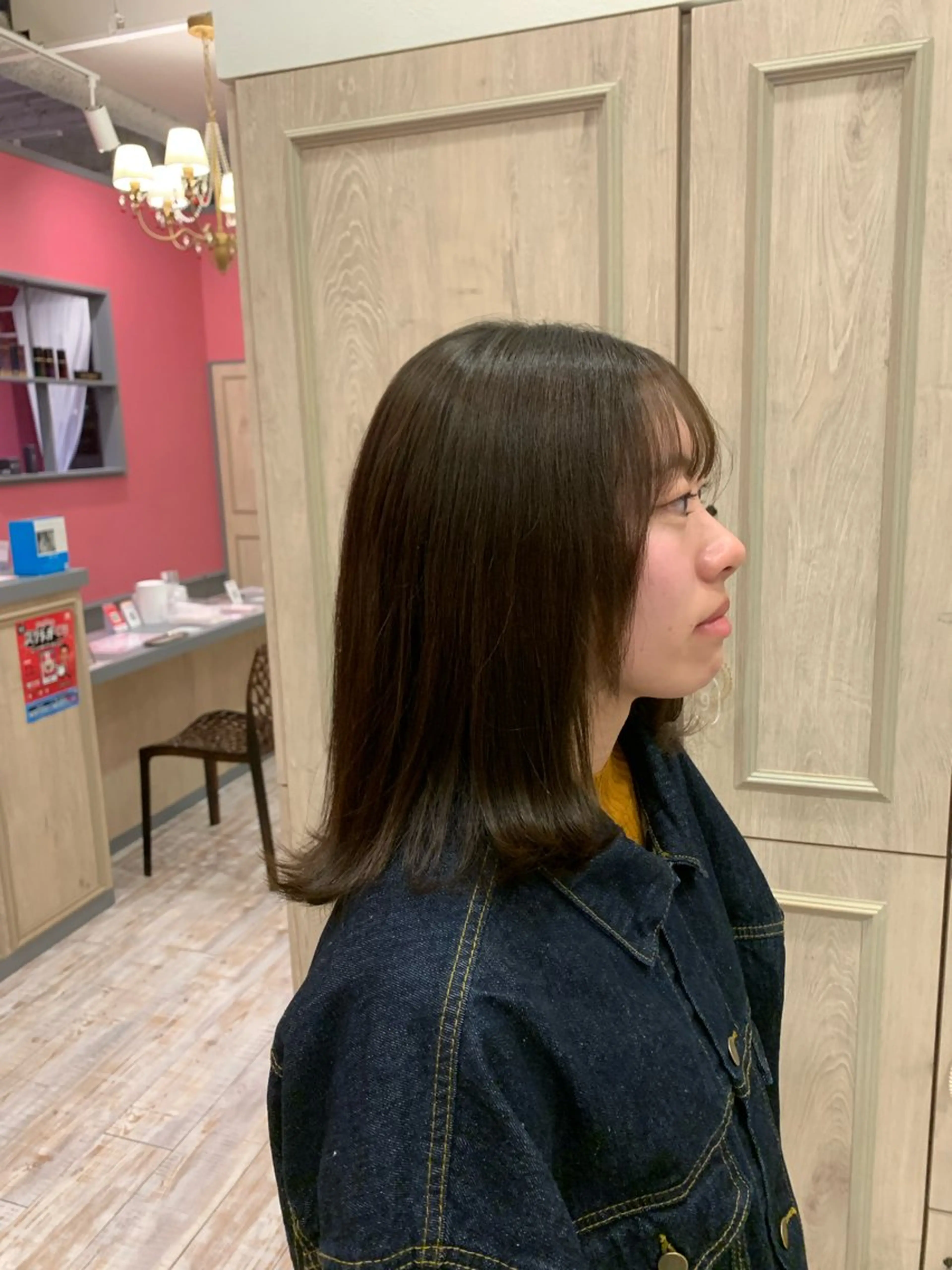 ミディアム 梅田美容室　山本 歩夢のヘアスタイル