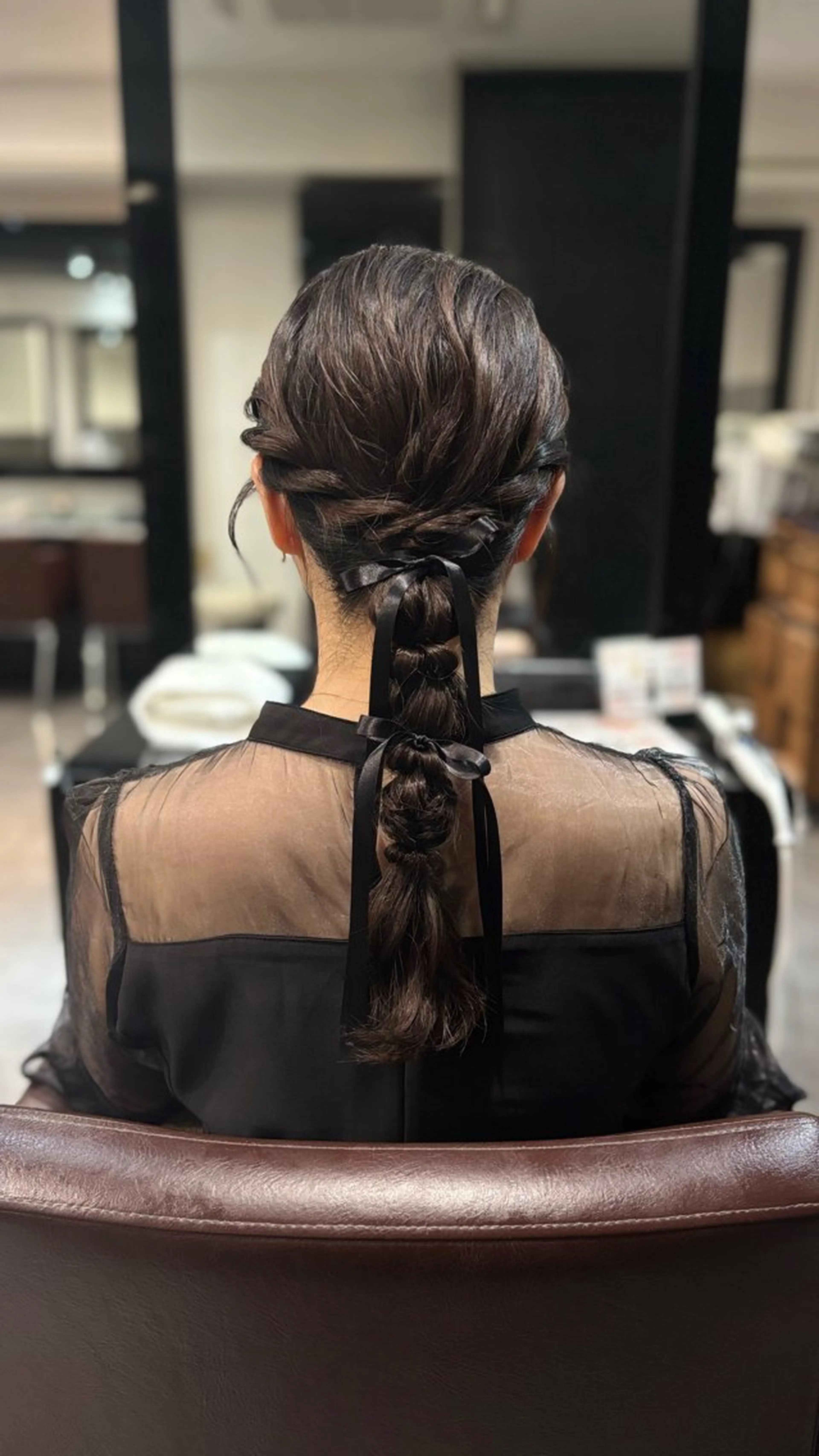 ロング ヘアセット 宮澤 小冬のヘアスタイル
