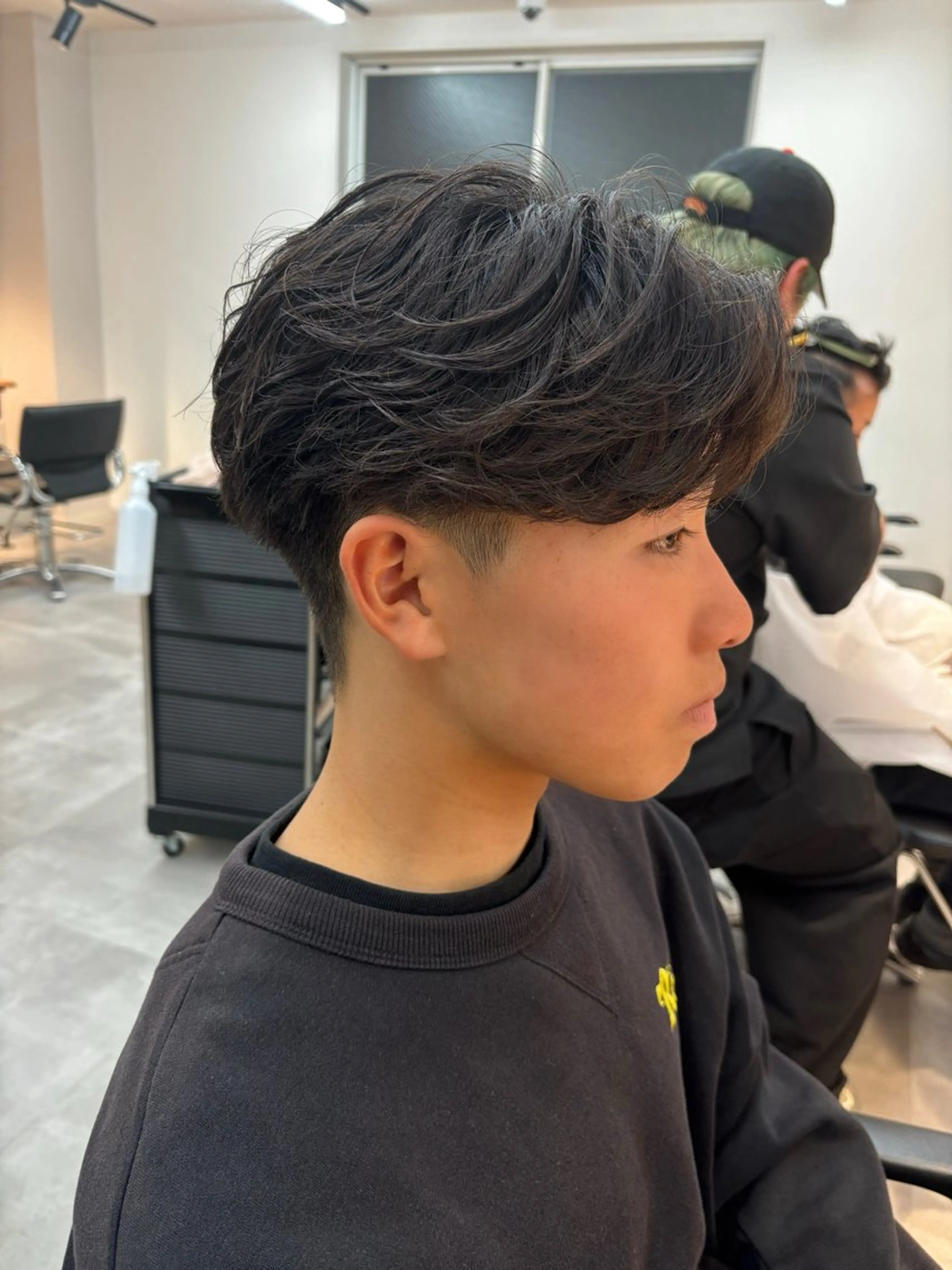 パーマ メンズ フェザーパーマ メンズパーマ カット パーマ 保立/メンズカット 千葉駅フェザーパーマのヘアスタイル
