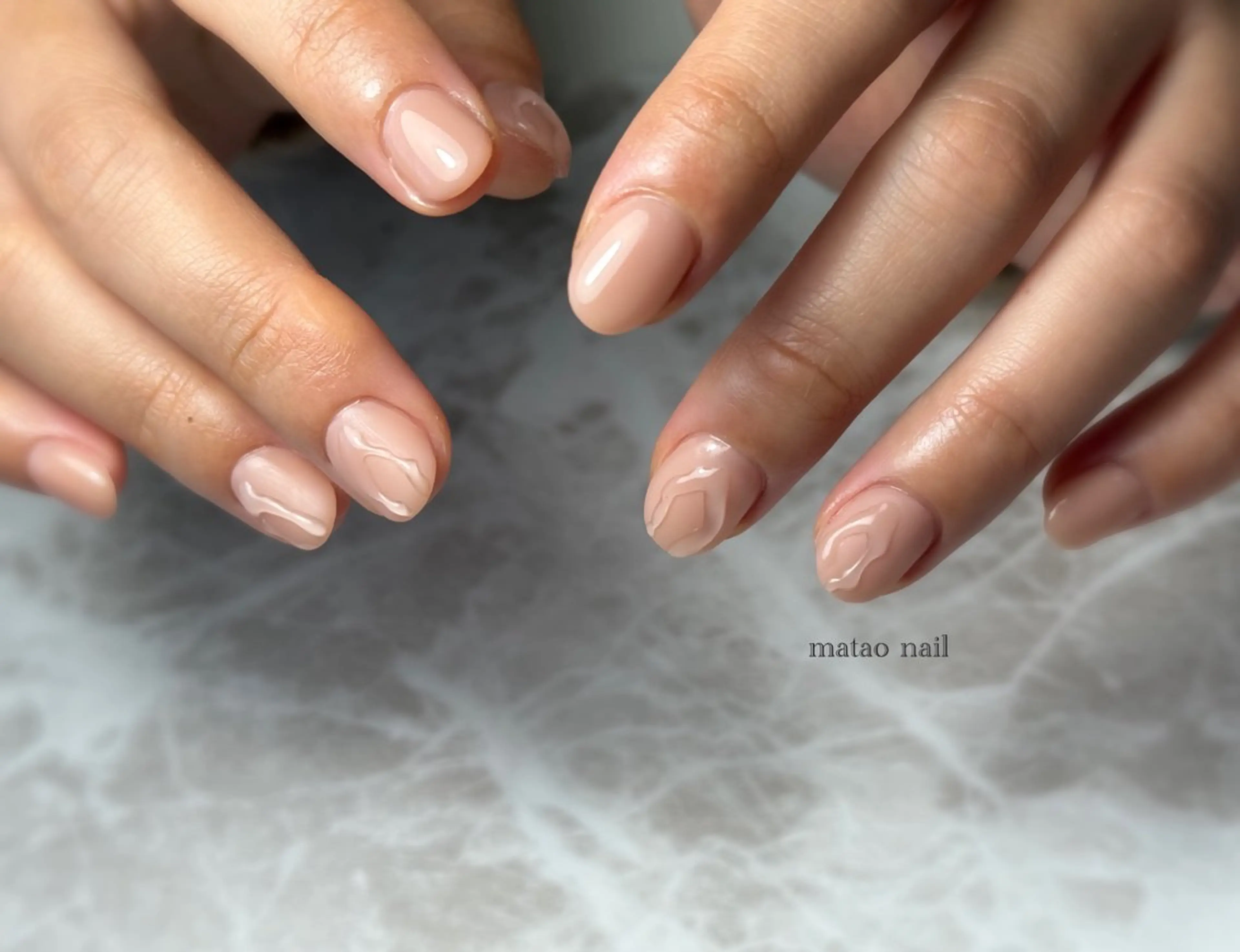 ネイル シンプルネイル ハンドネイル フットネイル matao nailのネイルデザイン