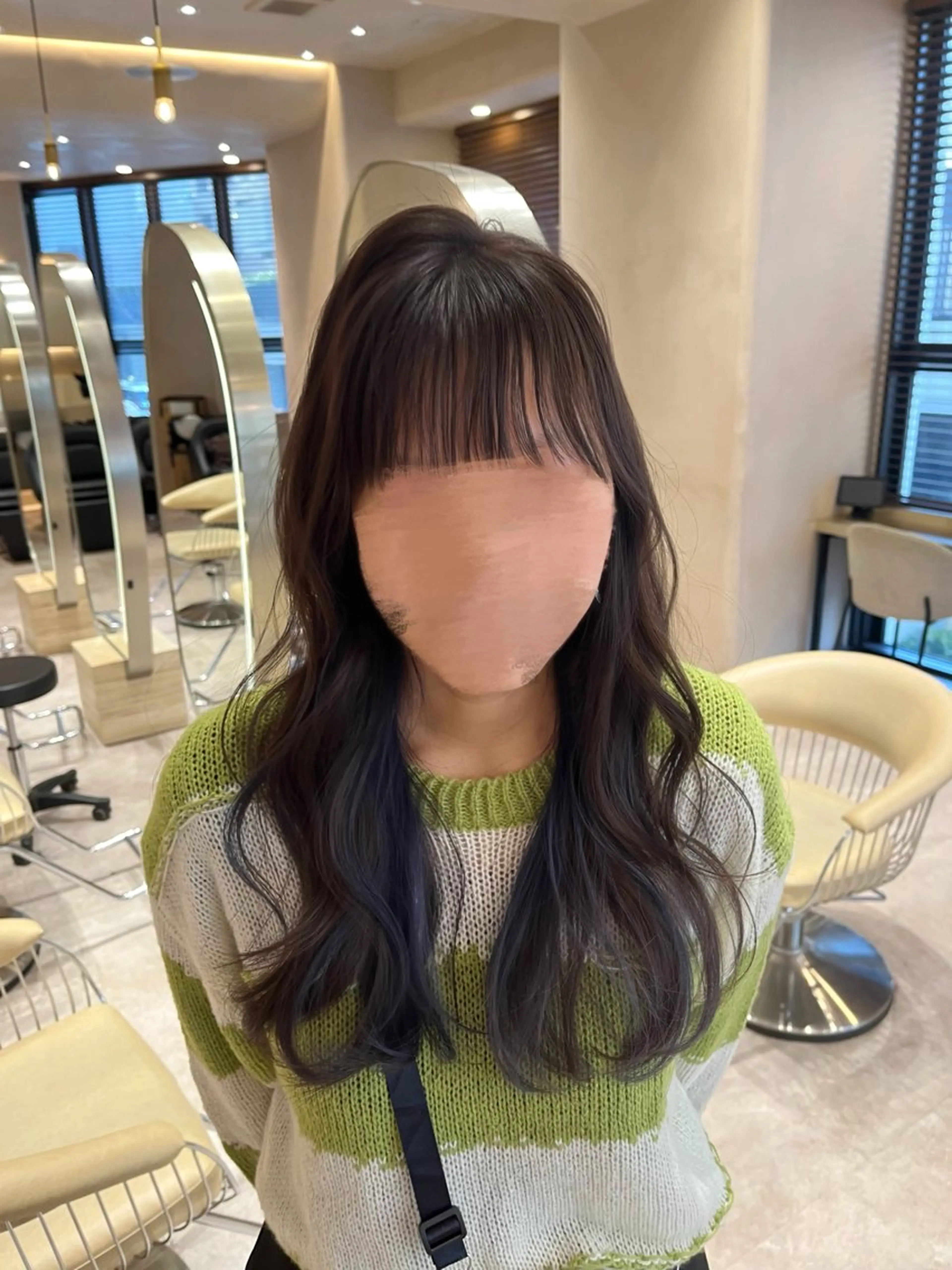 ロング カット ㊙️レイヤーカット 透明感カラーゆな㊙️のヘアスタイル