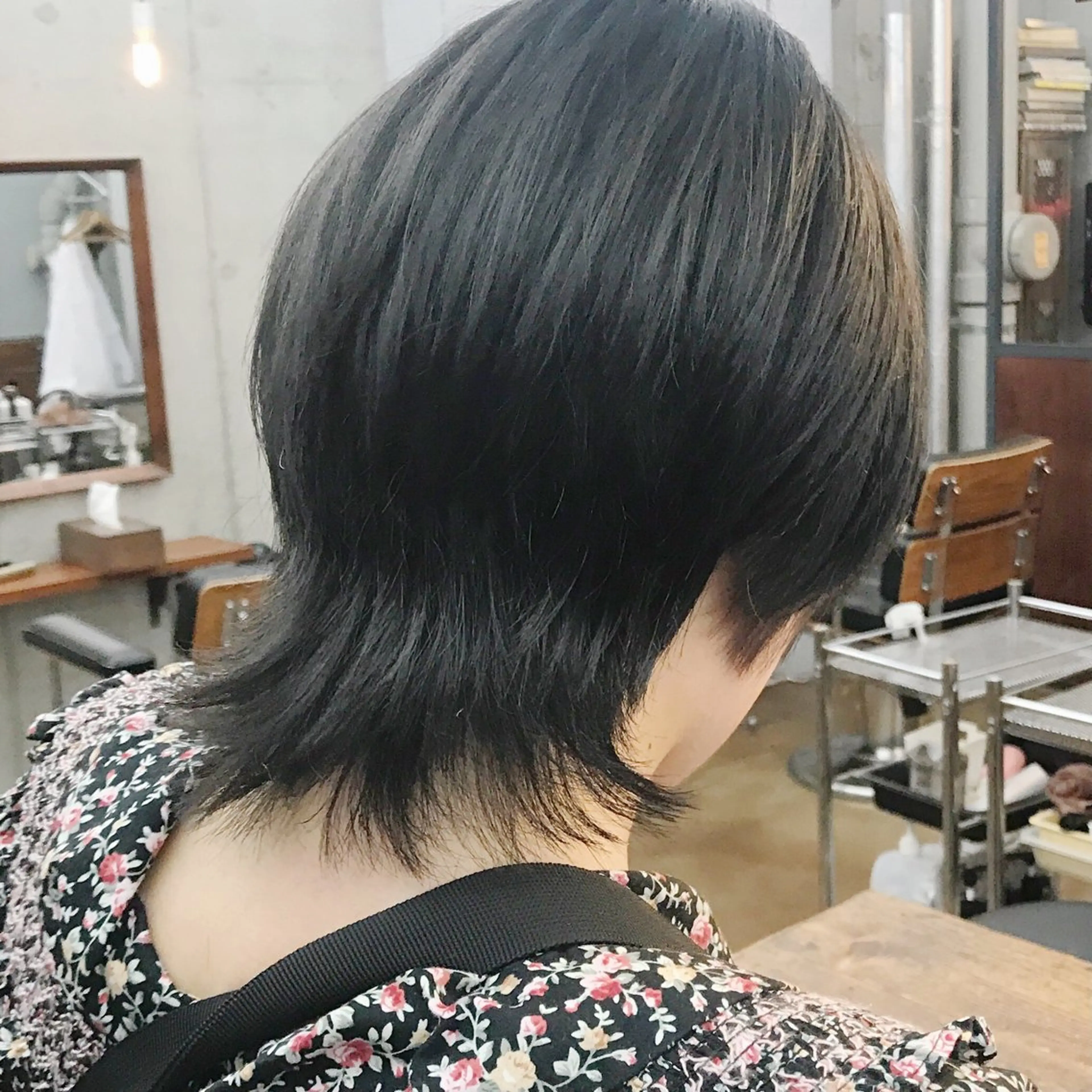 ショート カラー アッシュ オリーブアッシュ ショートヘア ウルフカット カット ヘアカラー トリートメント ヘアセット ✂︎ウルフ・ショート ✂︎MIKUNIのヘアスタイル
