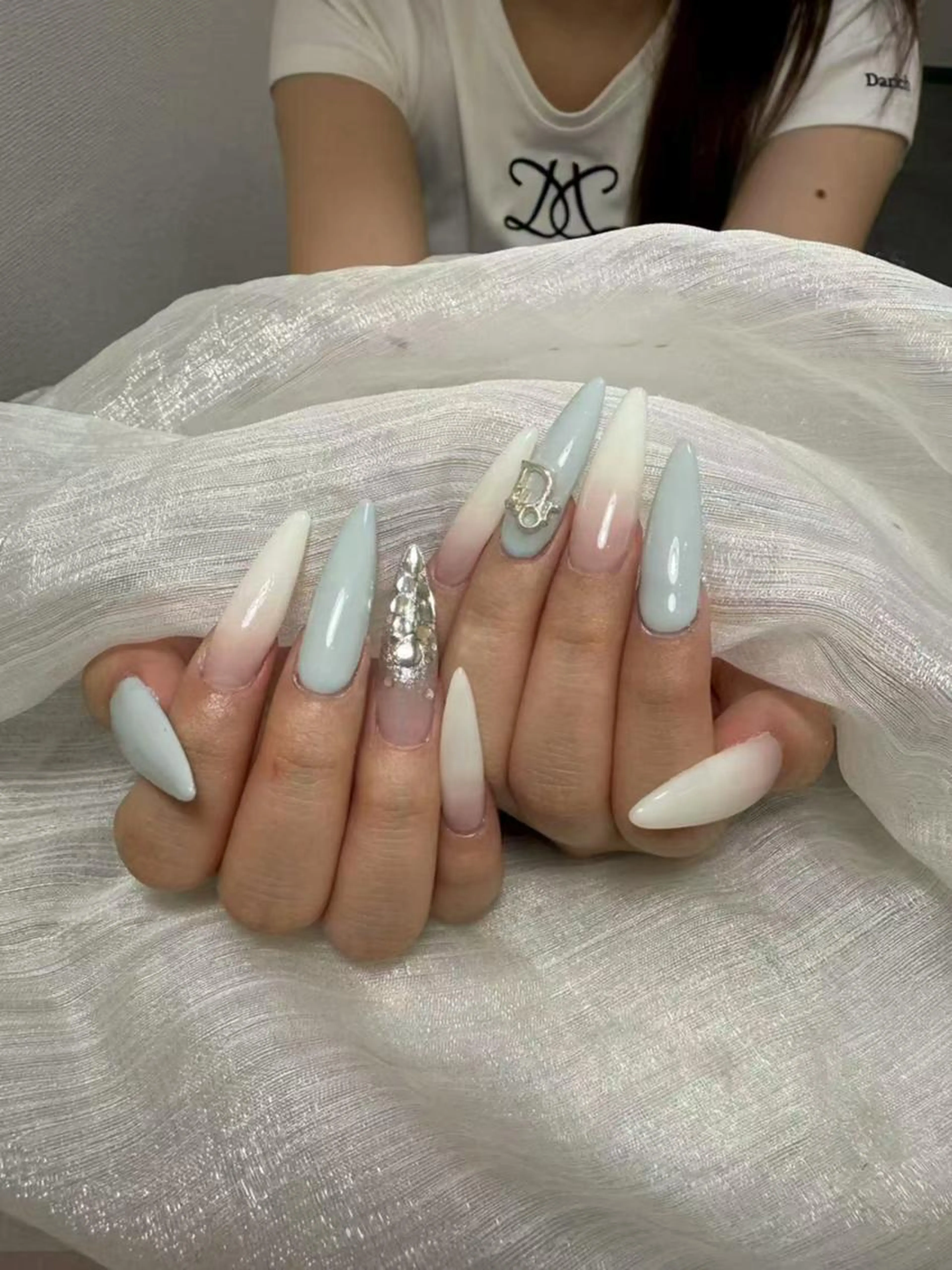 ★チップ長さ出し☆持ち込みデザイン★アート4本まで★¥8980の写真