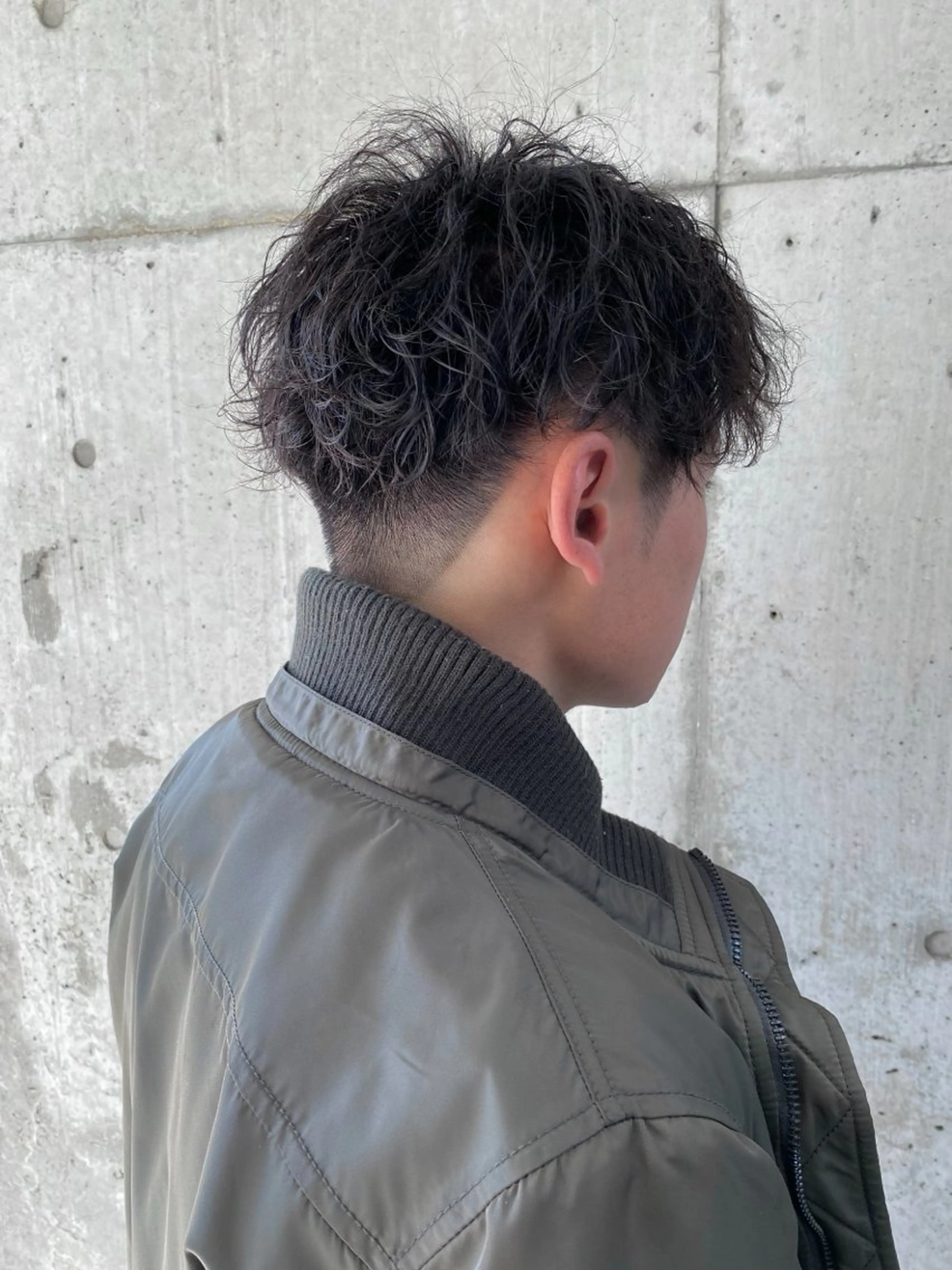 ショート パーマ メンズ 山本 佳裕のヘアスタイル