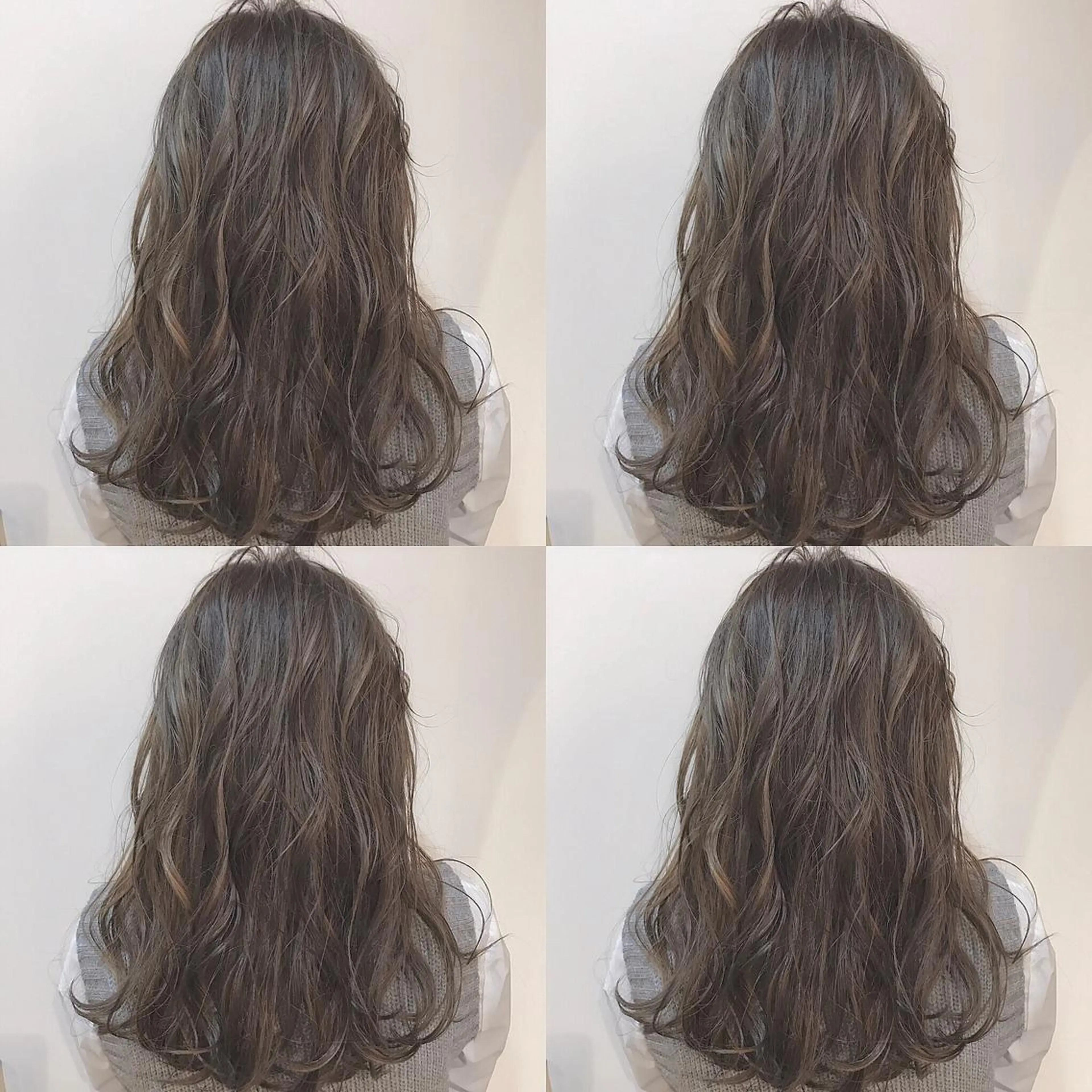 ロング カラー アッシュ ハイライトカラー ハイライト she2.shinjuku所属・顧客様専用予約 新規予約不可のヘアスタイル