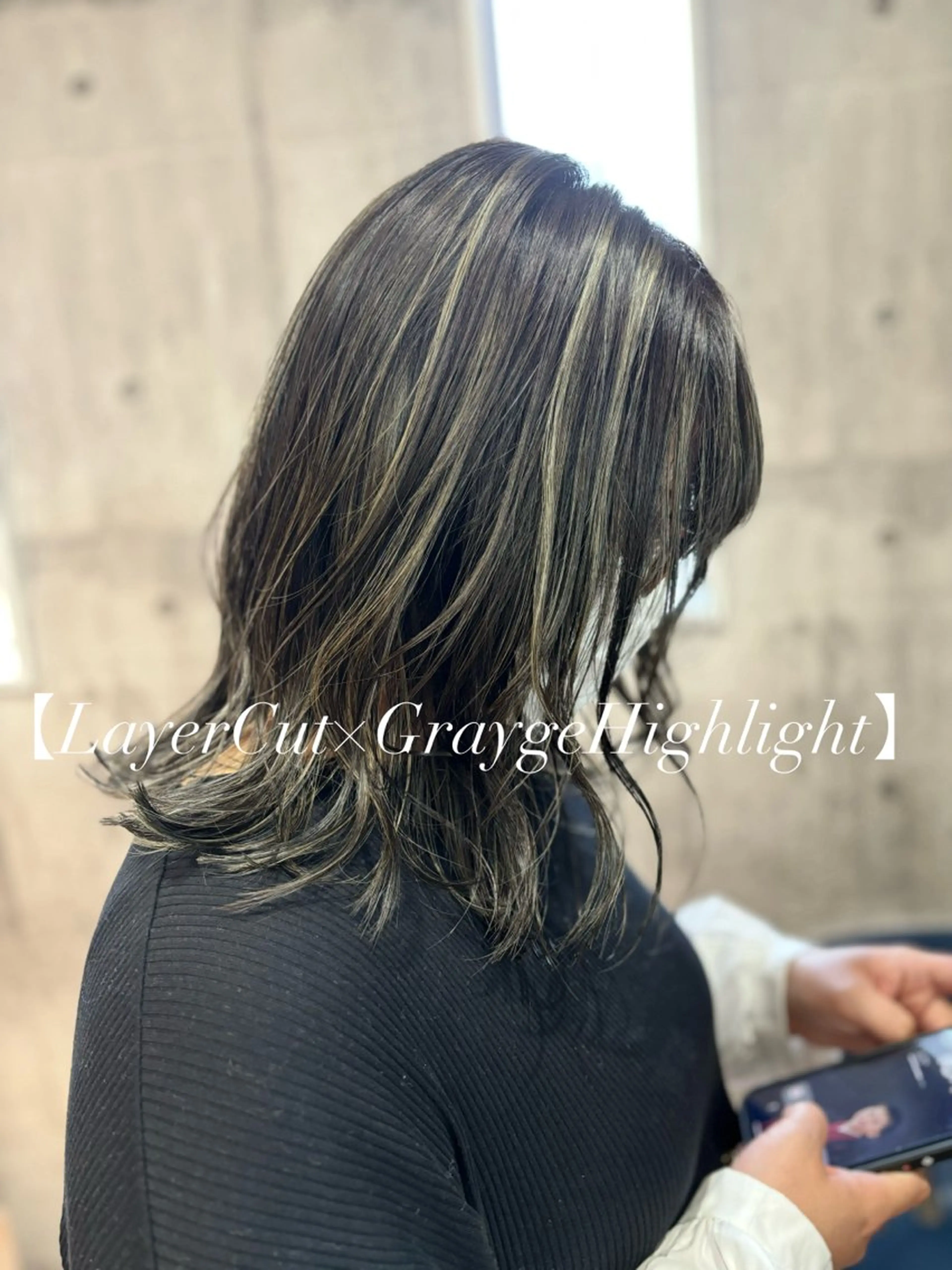 ショート ボブレイヤー ボブ ハイライト レイヤーカット カット ヘアカラー Welila by haku所属・yuuki ウェリラバイハクのヘアスタイル