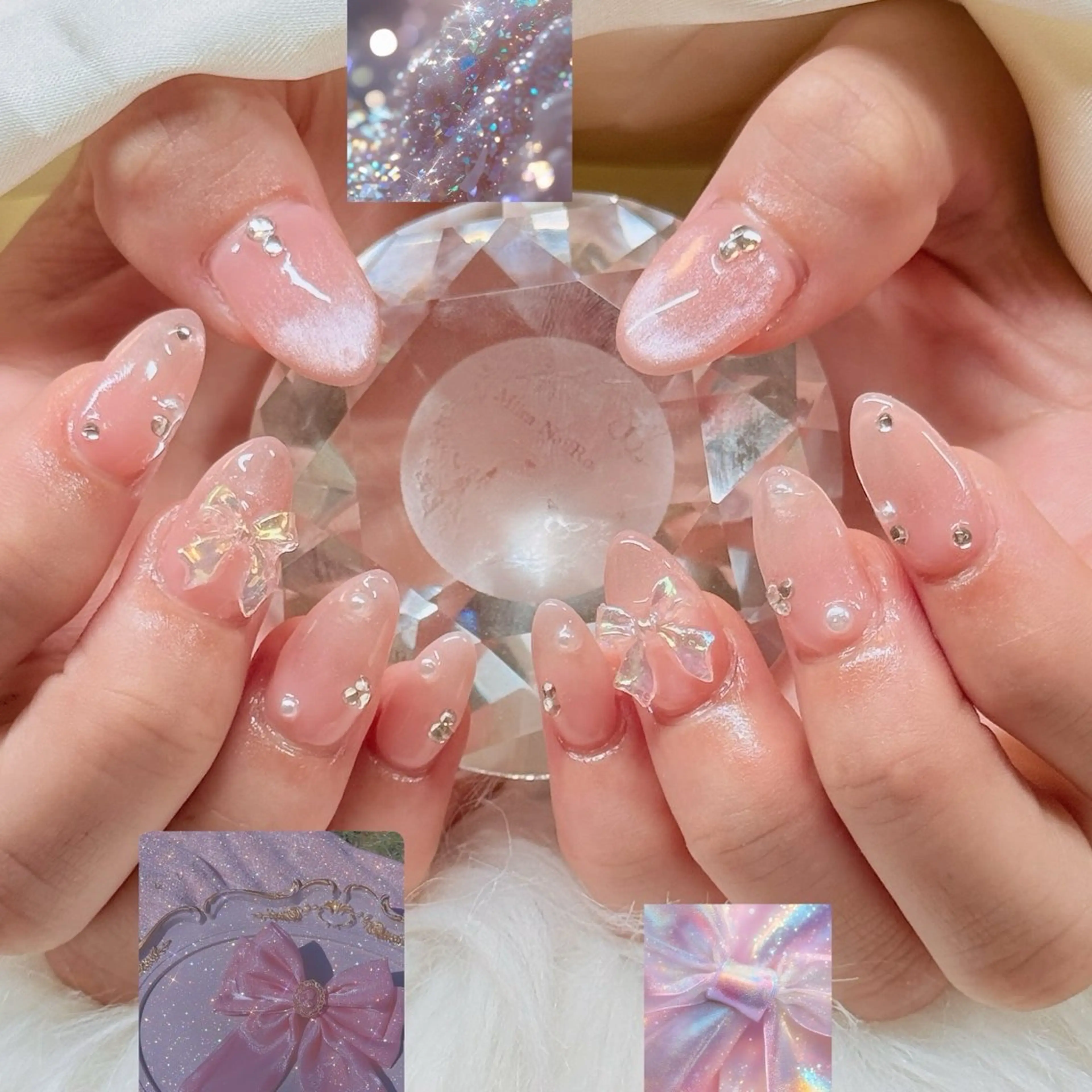 ネイル 長さ出し 持ち込み MIRA NAILROOM SALON所属・MIRA NAILROOMのネイルデザイン