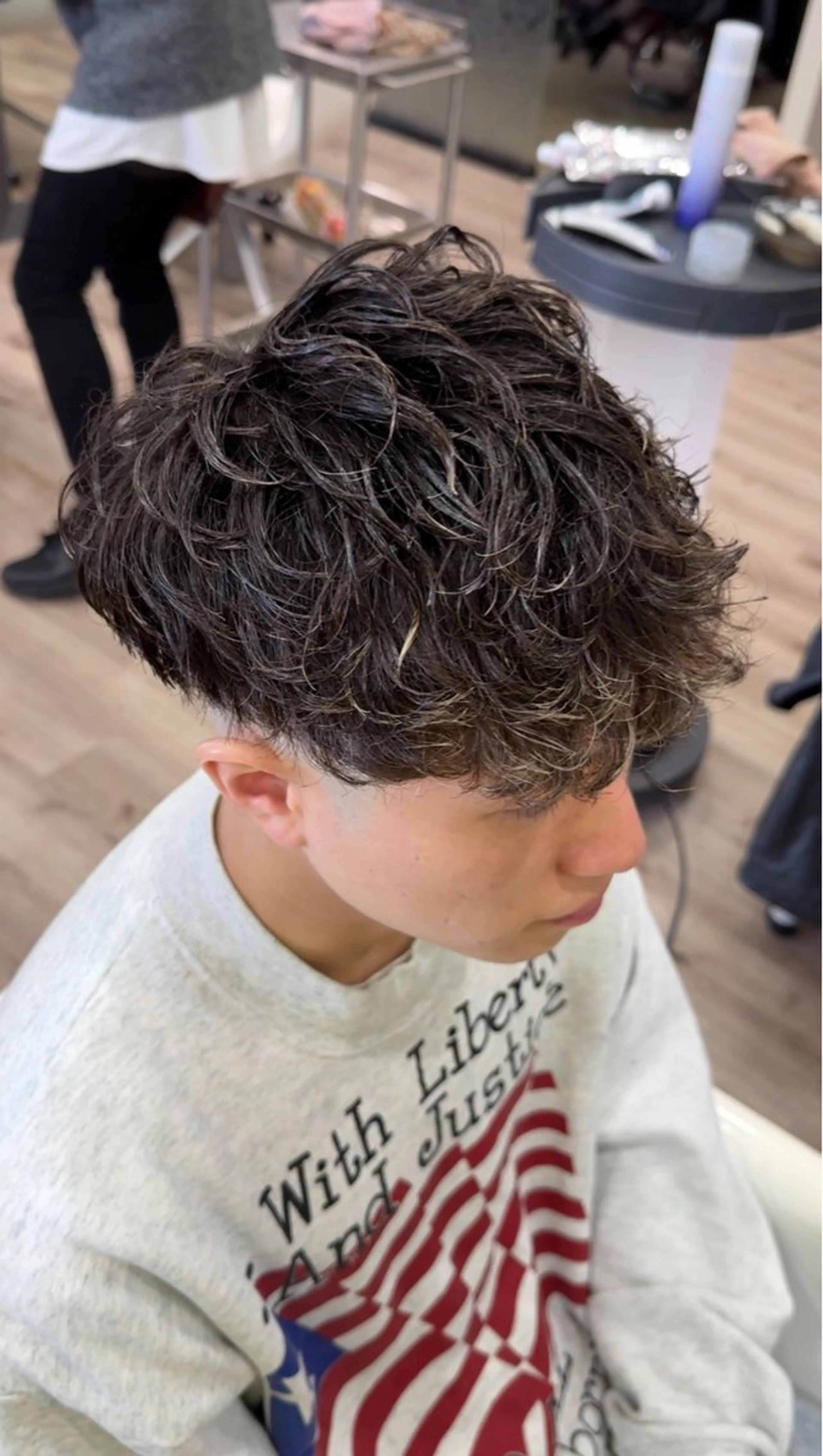 パーマ 平林 弥斗のヘアスタイル