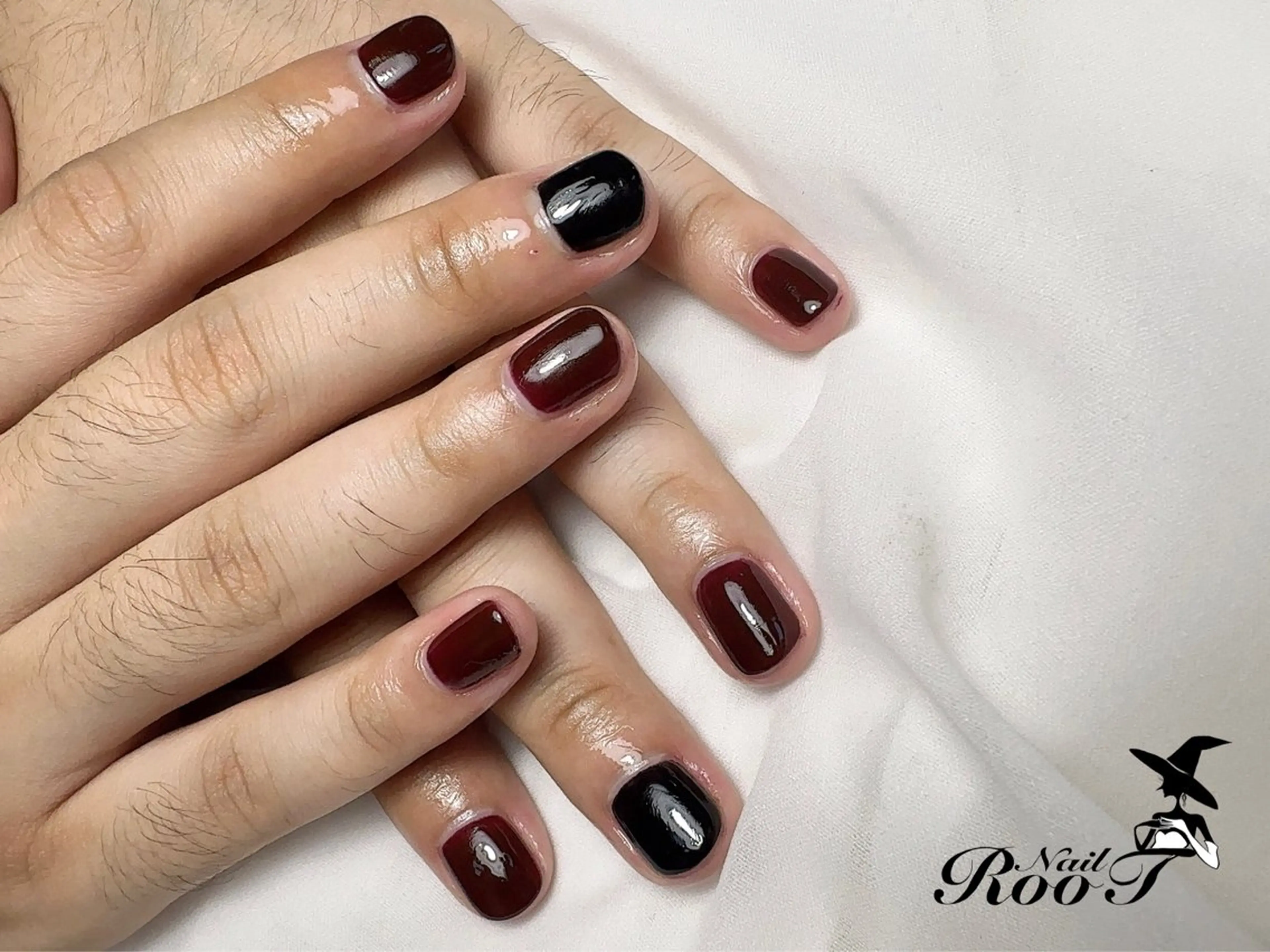 ネイル ボルドー ハンドネイル RooT Nailのネイルデザイン
