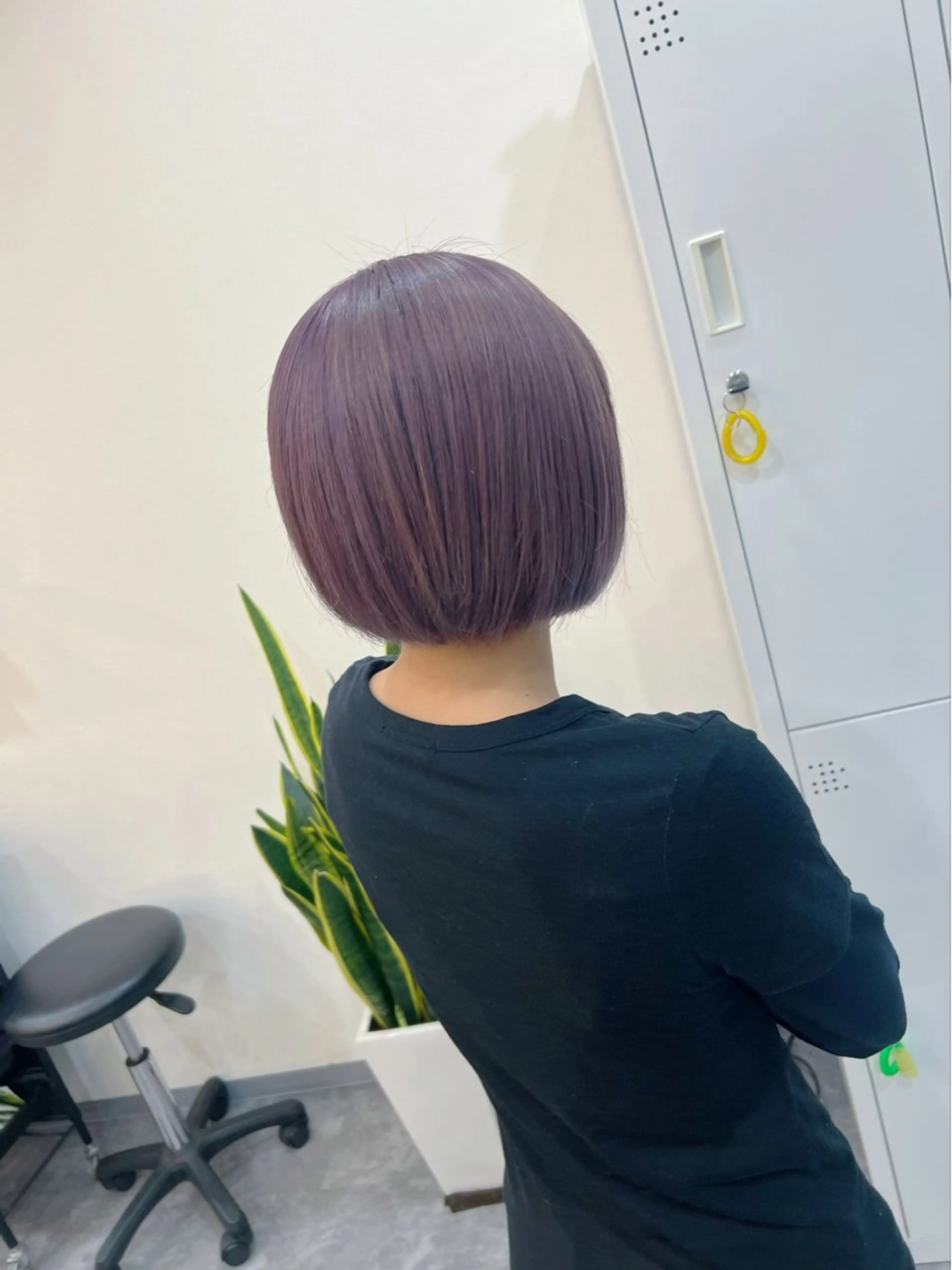 ショート カラー ショートボブ バレイヤージュ ブリーチ ケアブリーチ 透明感カラー hair terrace M所属・村岡 芽衣のヘアスタイル