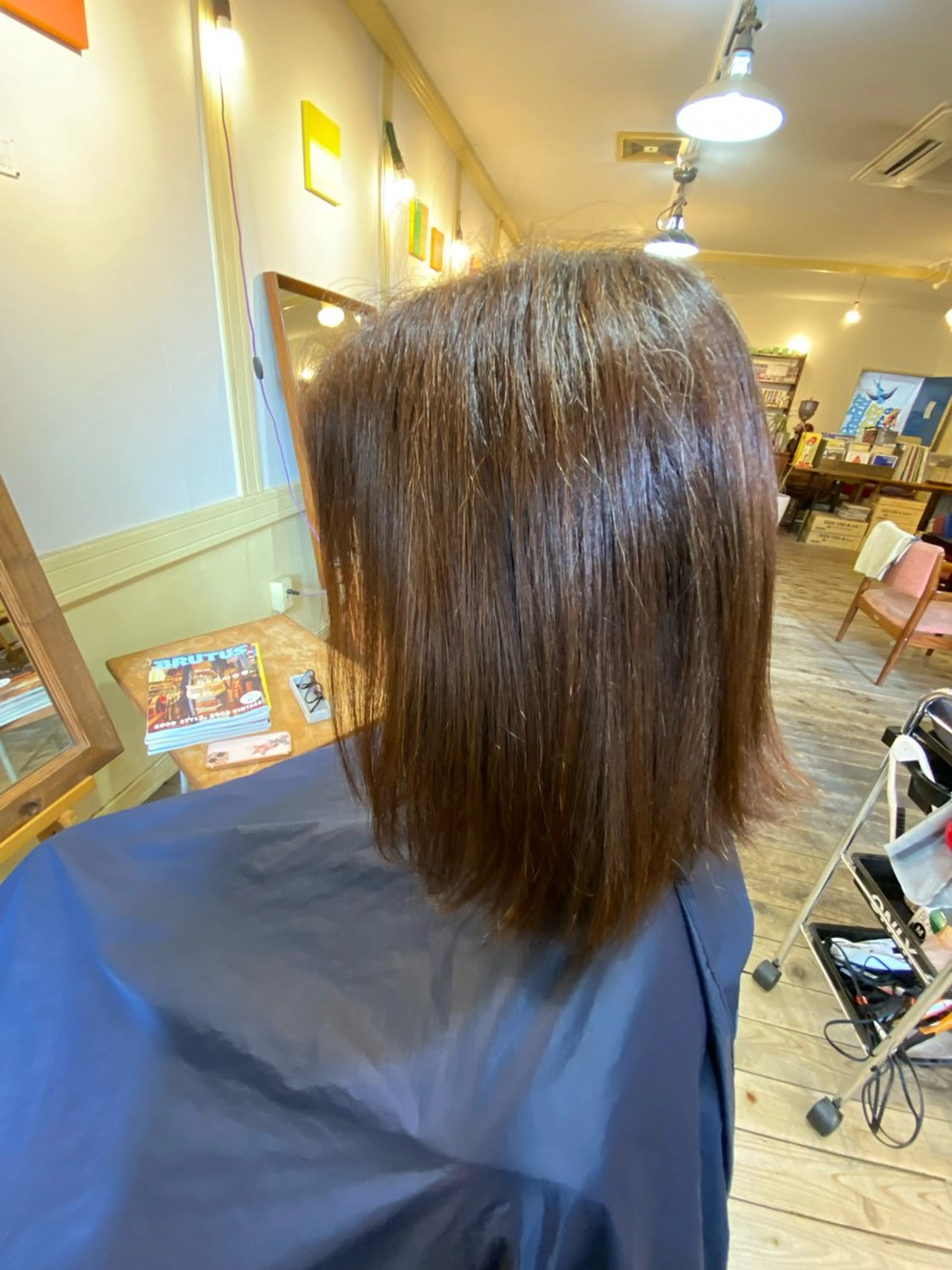 カラー ヘアカラー トリートメント スウィーティーヘアー所属・高塩翔大 髪質改善のヘアスタイル