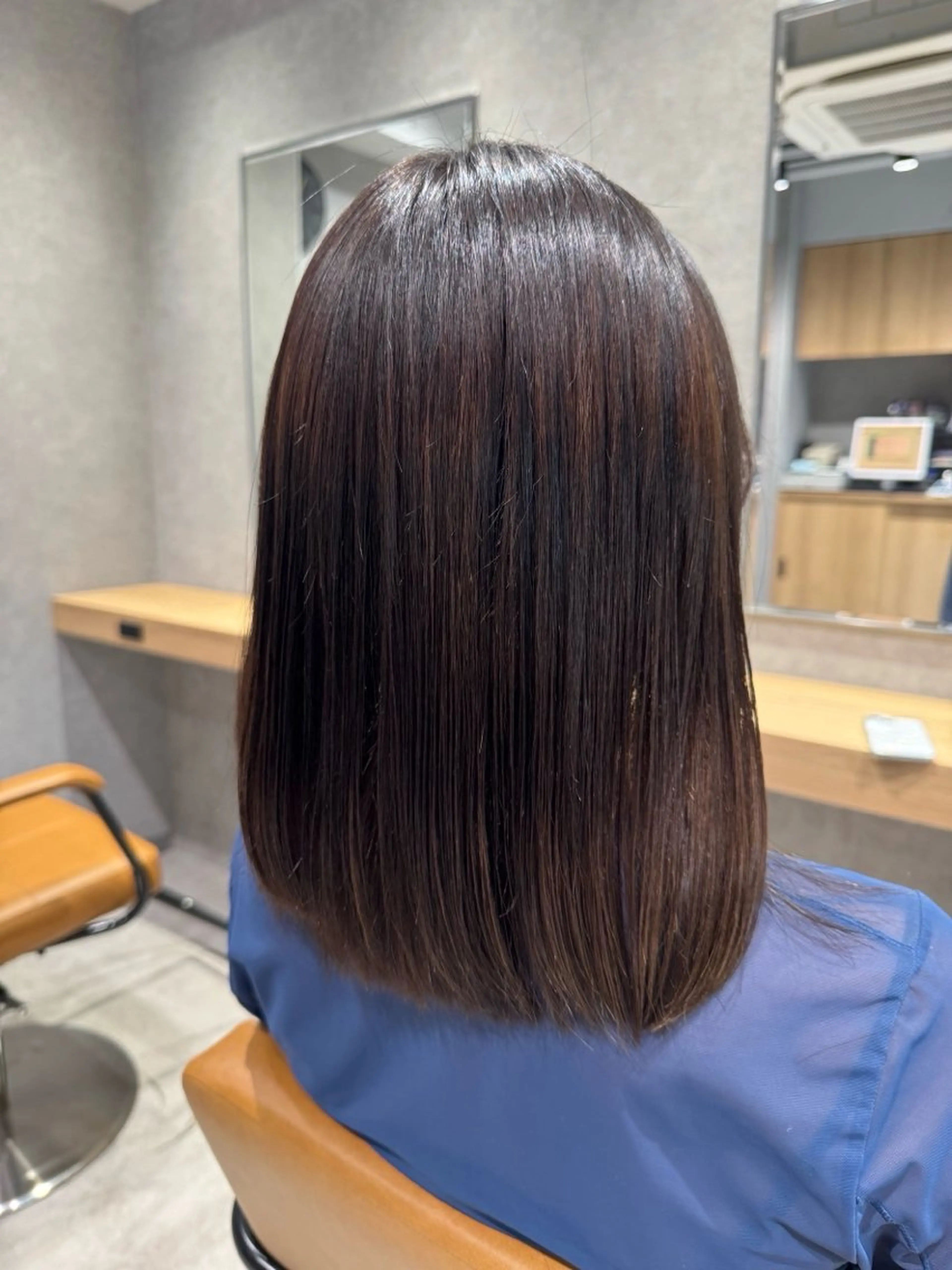 ミディアム カラー ヘアカラー トリートメント 須田 柚希のヘアスタイル