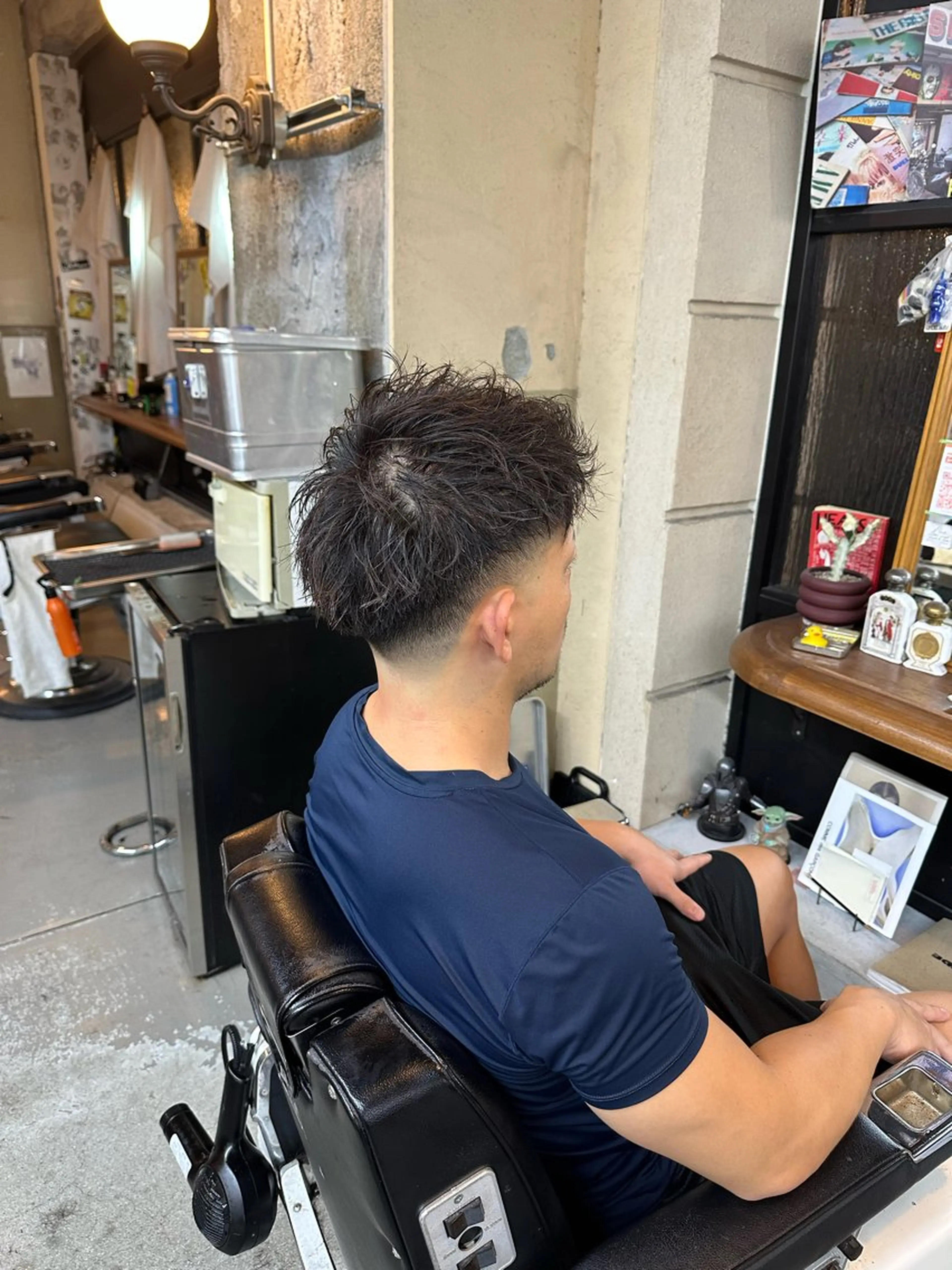 ショート メンズ 刈り上げ カット モチヅキ タツキのヘアスタイル