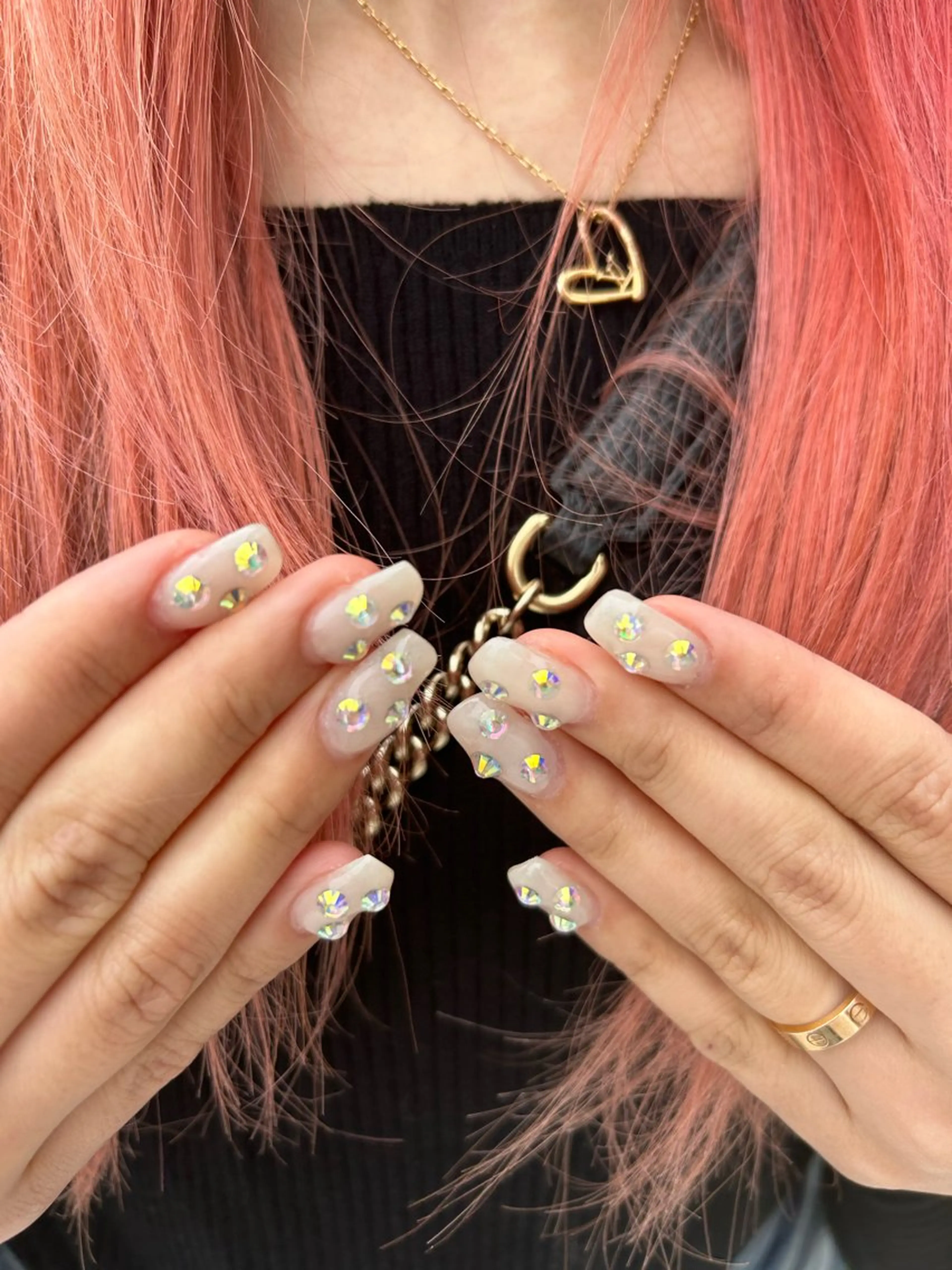 ネイル キラキラネイル 大山 なつみのネイルデザイン