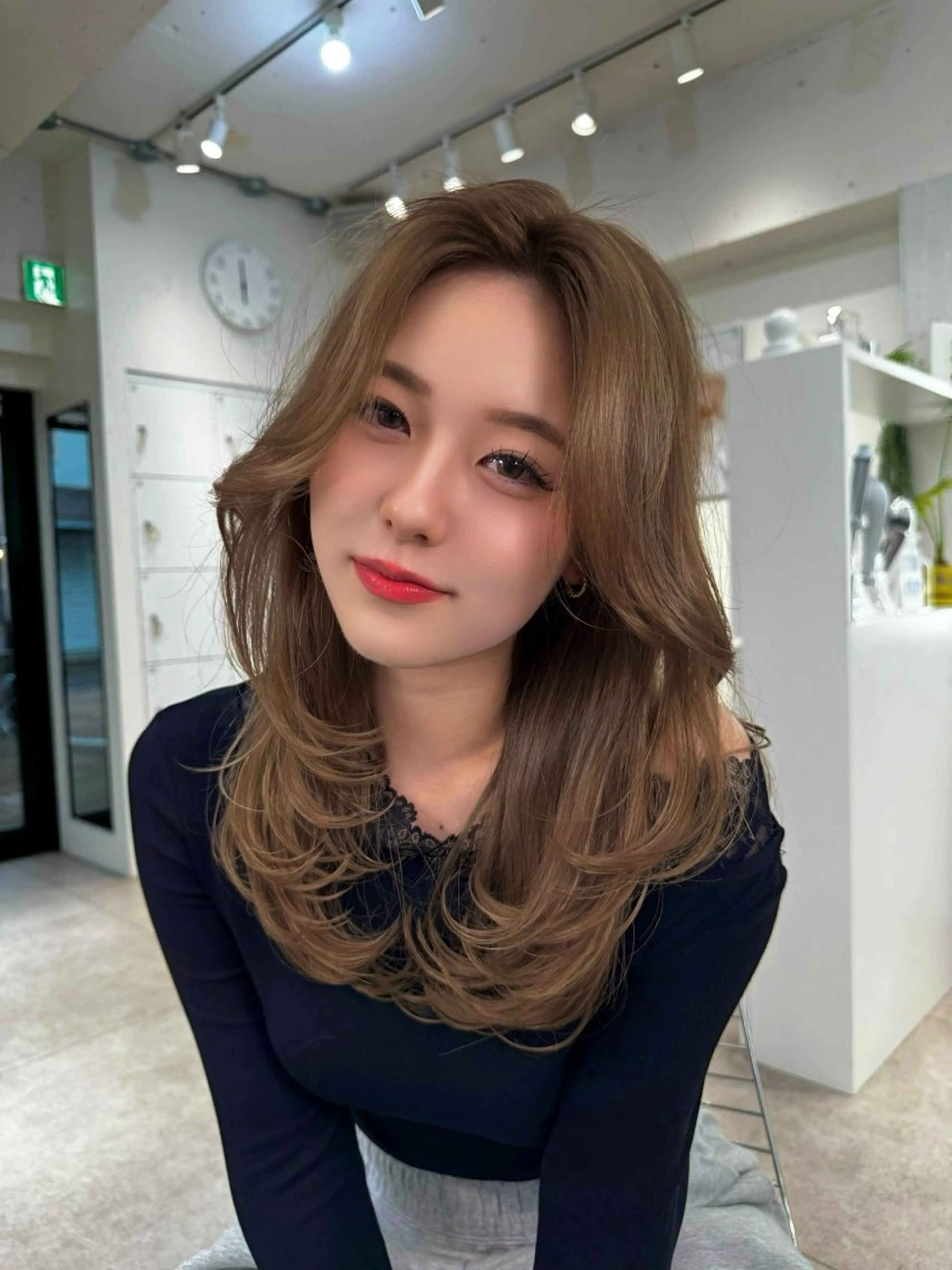 ロング カラー ヘアアレンジ カット ヘアカラー トリートメント ONYX【オニキス】所属・韓国レイヤーカット/ 髪質改善/郷家拓斗のヘアスタイル