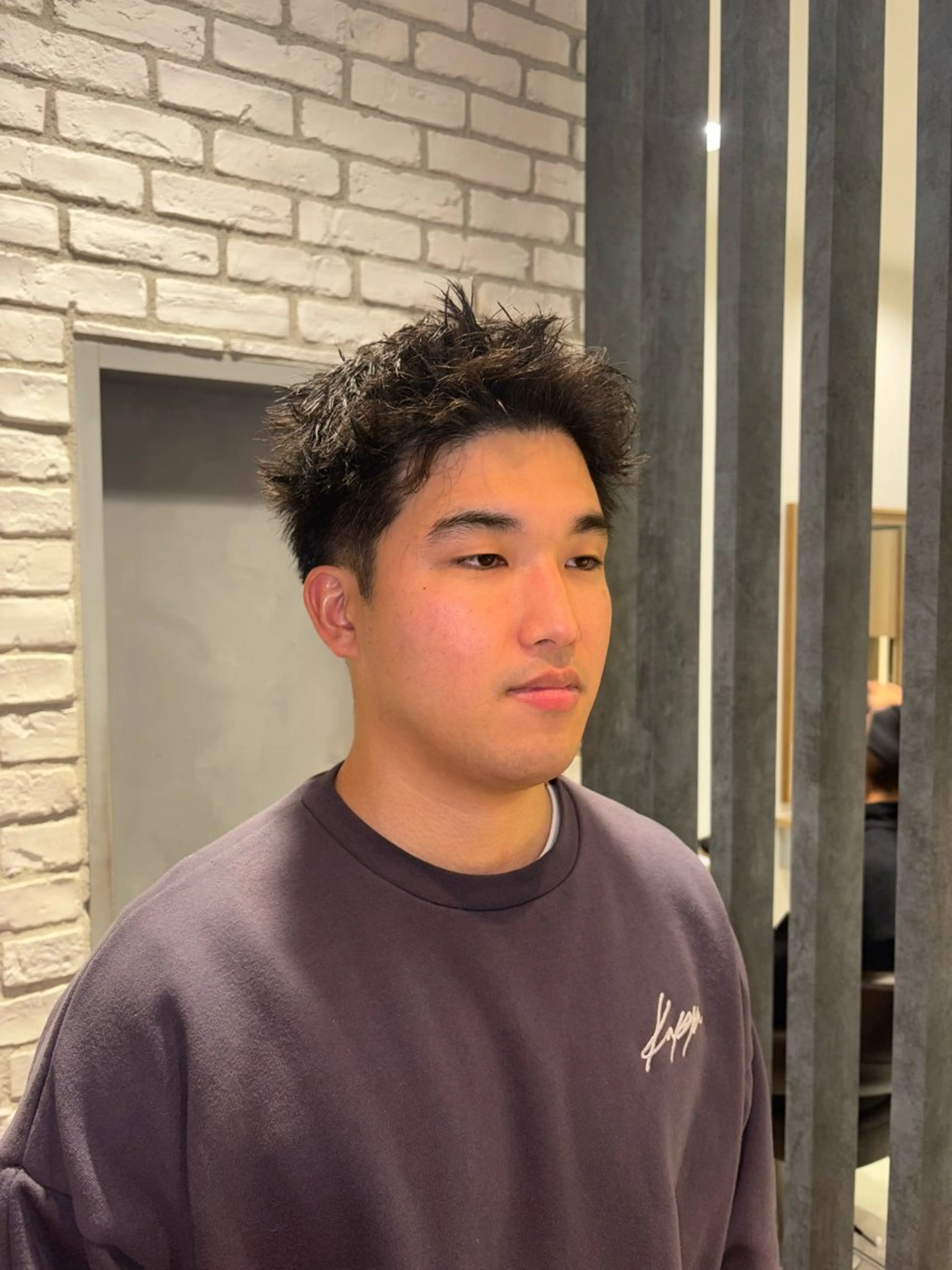 ショート パーマ メンズ カット パーマ メンズ 🔫KOKIのヘアスタイル