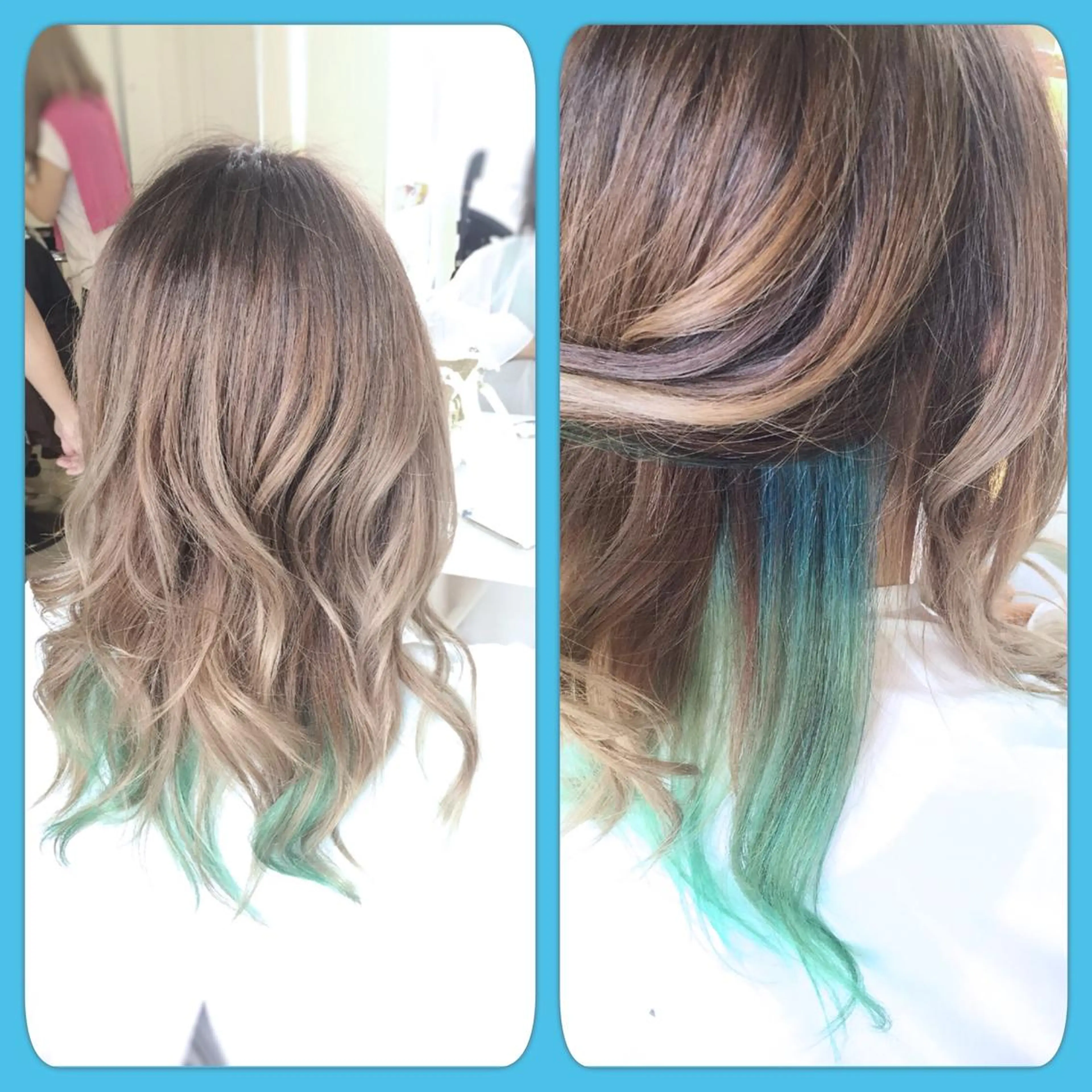 セミロング 松本 明日可のヘアスタイル