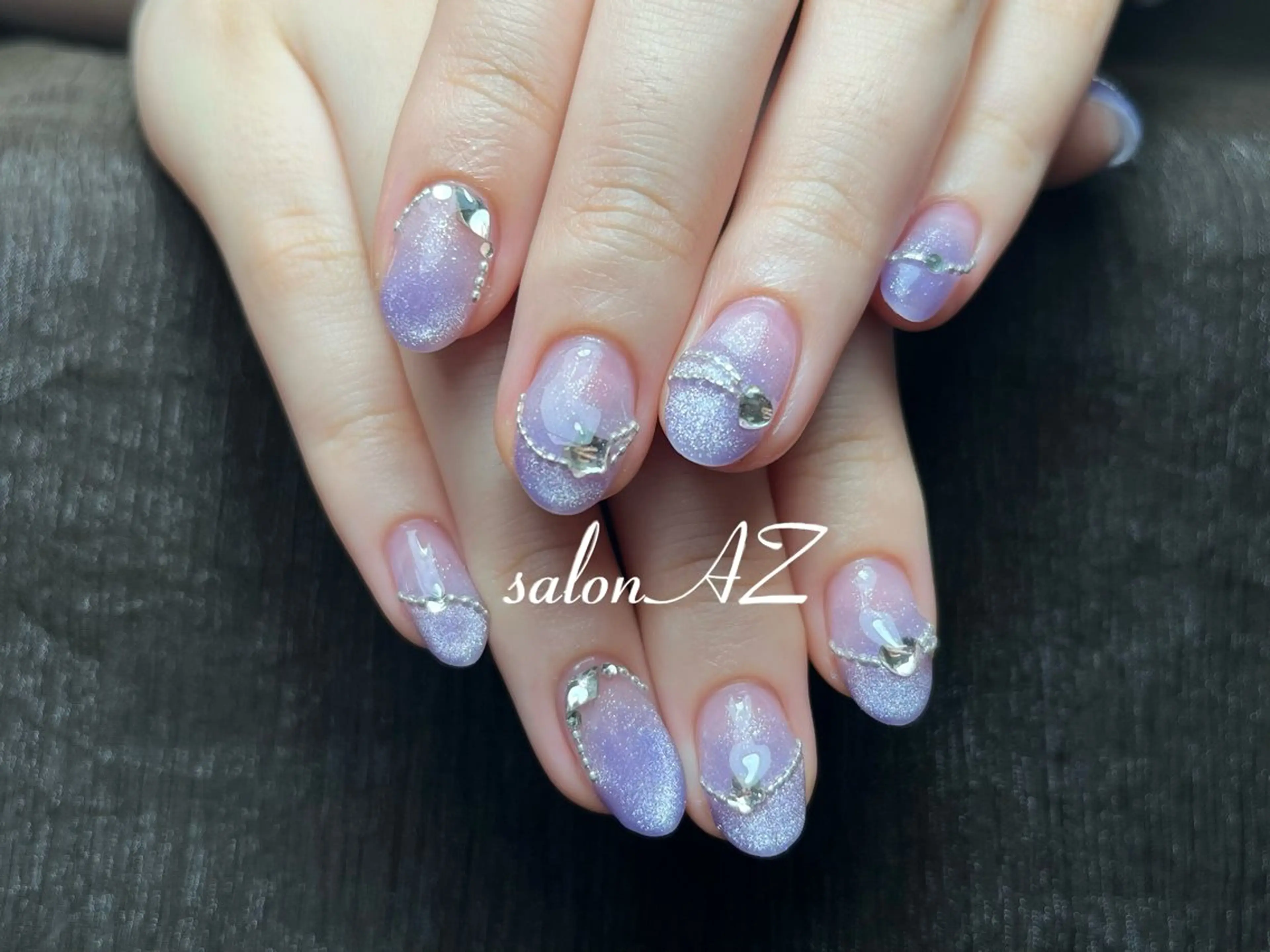 ネイル アートネイル 長さ出し フットネイル フレンチネイル ジェルネイル ハンドネイル salonAZ トップネイリストのネイルデザイン