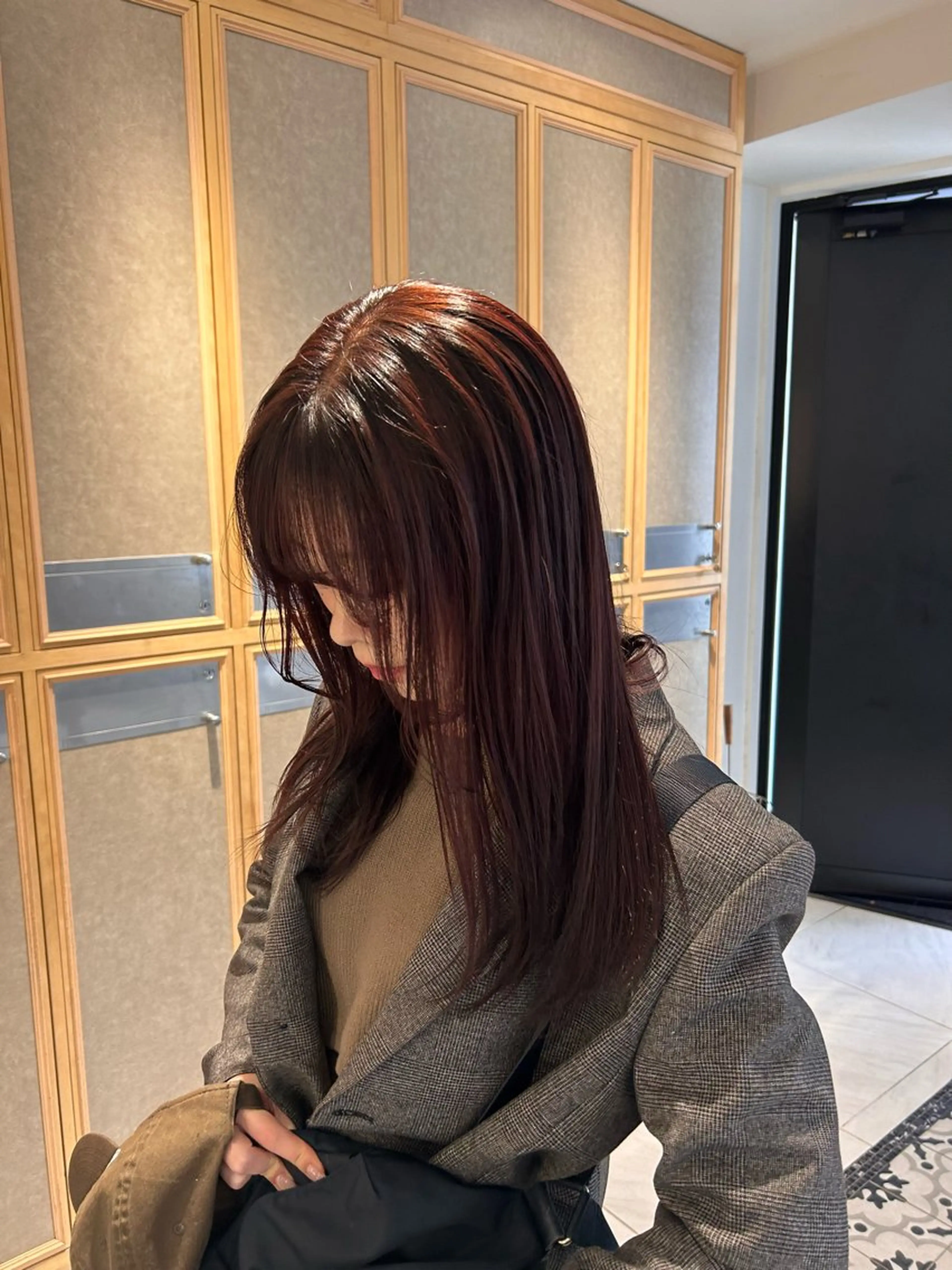 カラー ヘアカラー トリートメント ヘッドスパ ヘアセット ハイトーン/エクステ レイヤー/mikoのヘアスタイル
