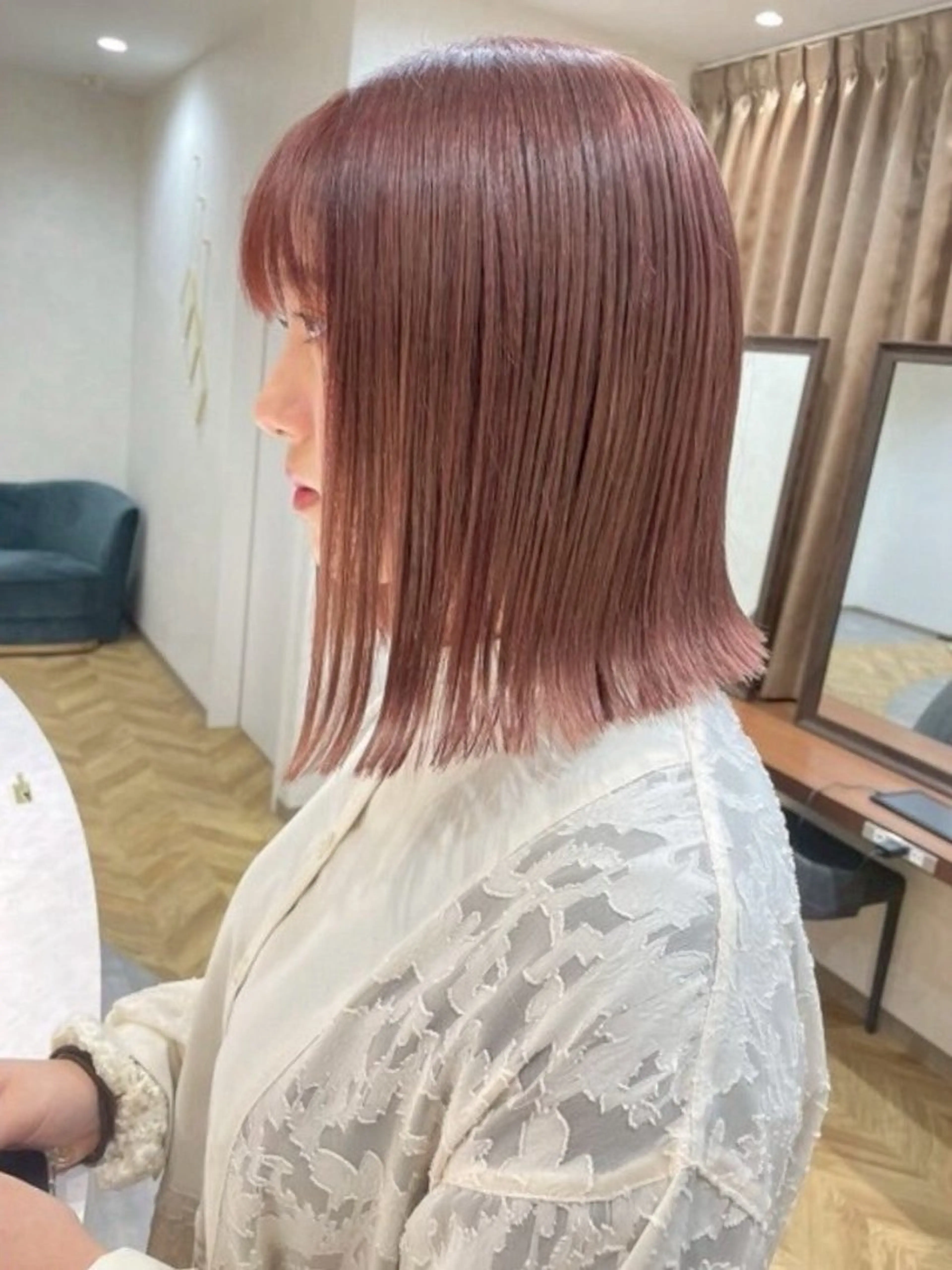 カラー Lond Cheri所属・ひな🐥仙台/ ワンカラー/縮毛矯正のヘアスタイル