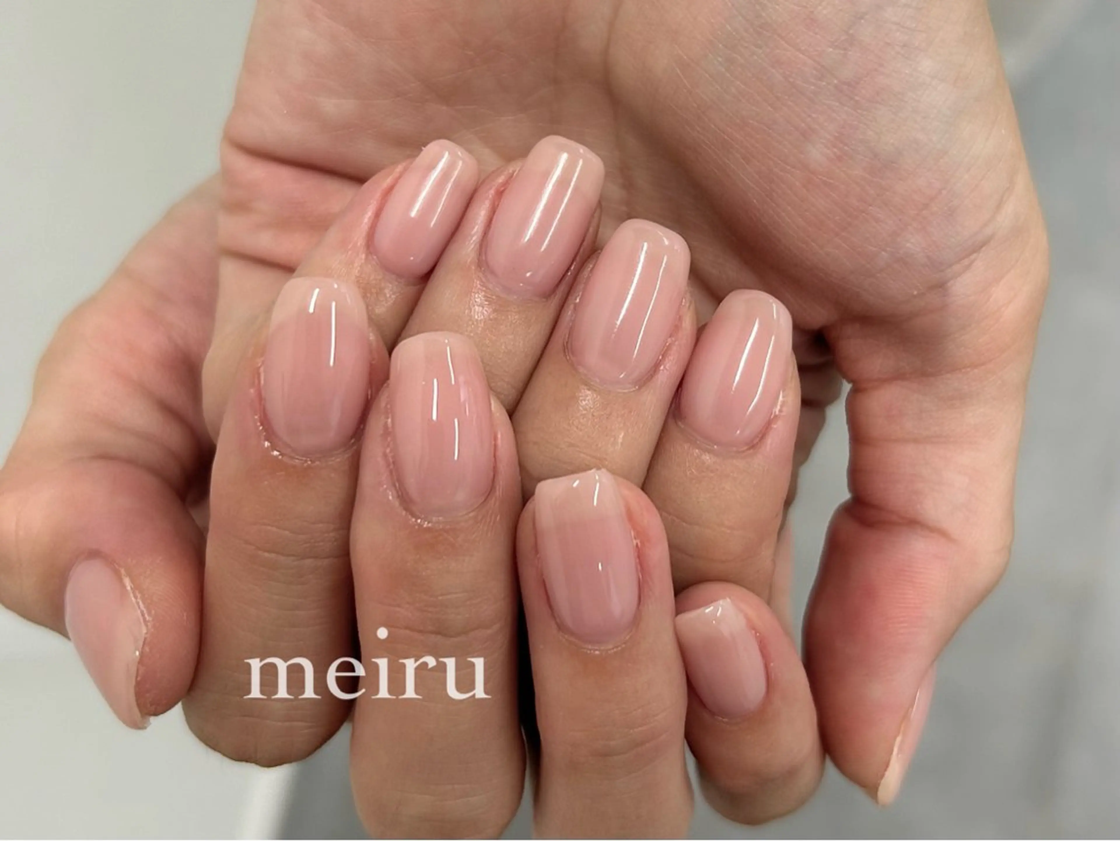 ネイル オフィスネイル ワンカラーネイル シンプルネイル 🤍meiru 🤍ネイリストのネイルデザイン