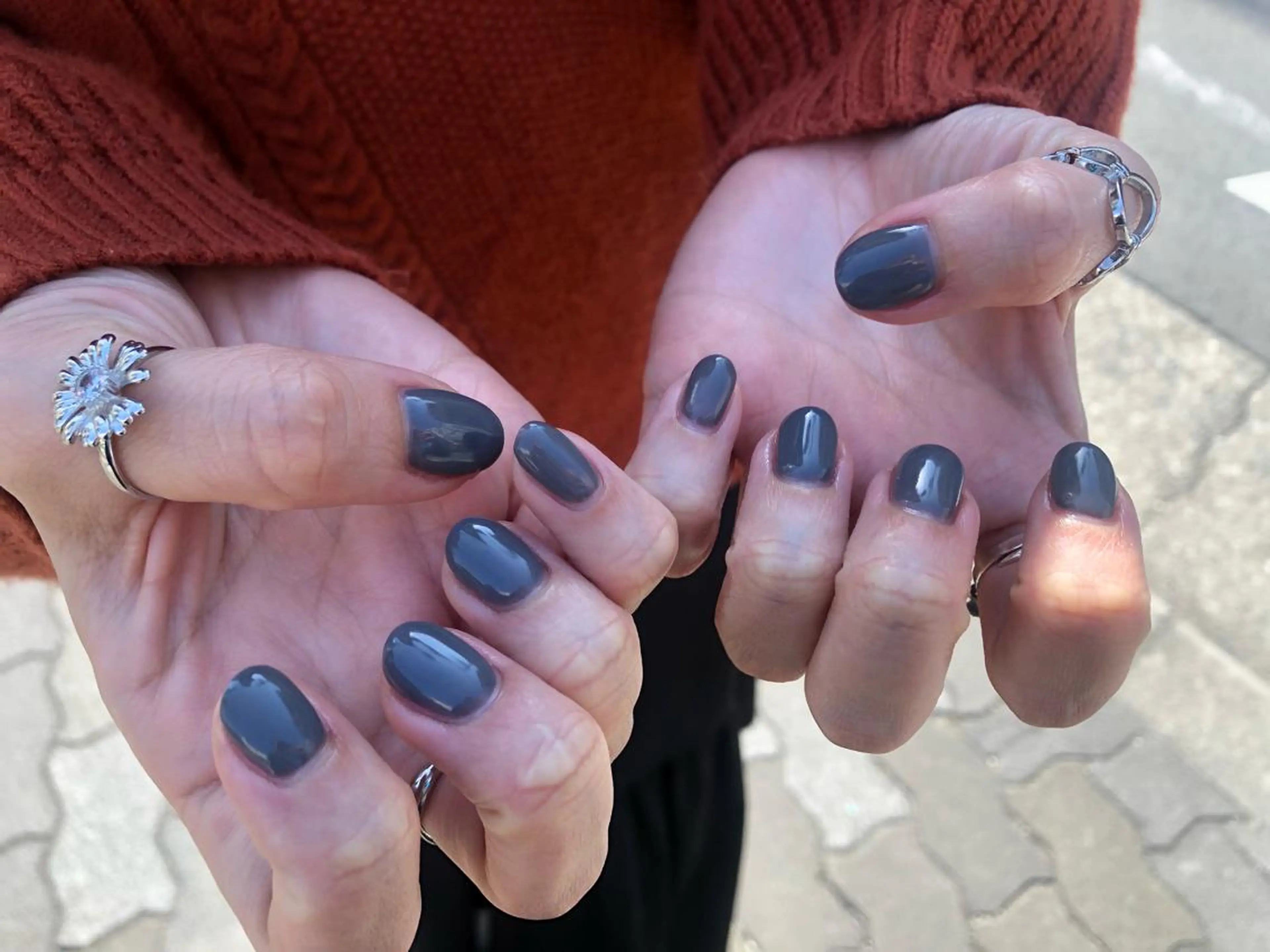 ネイル ワンカラーネイル ハンドネイル MELLMODE所属・Nakano Kanaのネイルデザイン