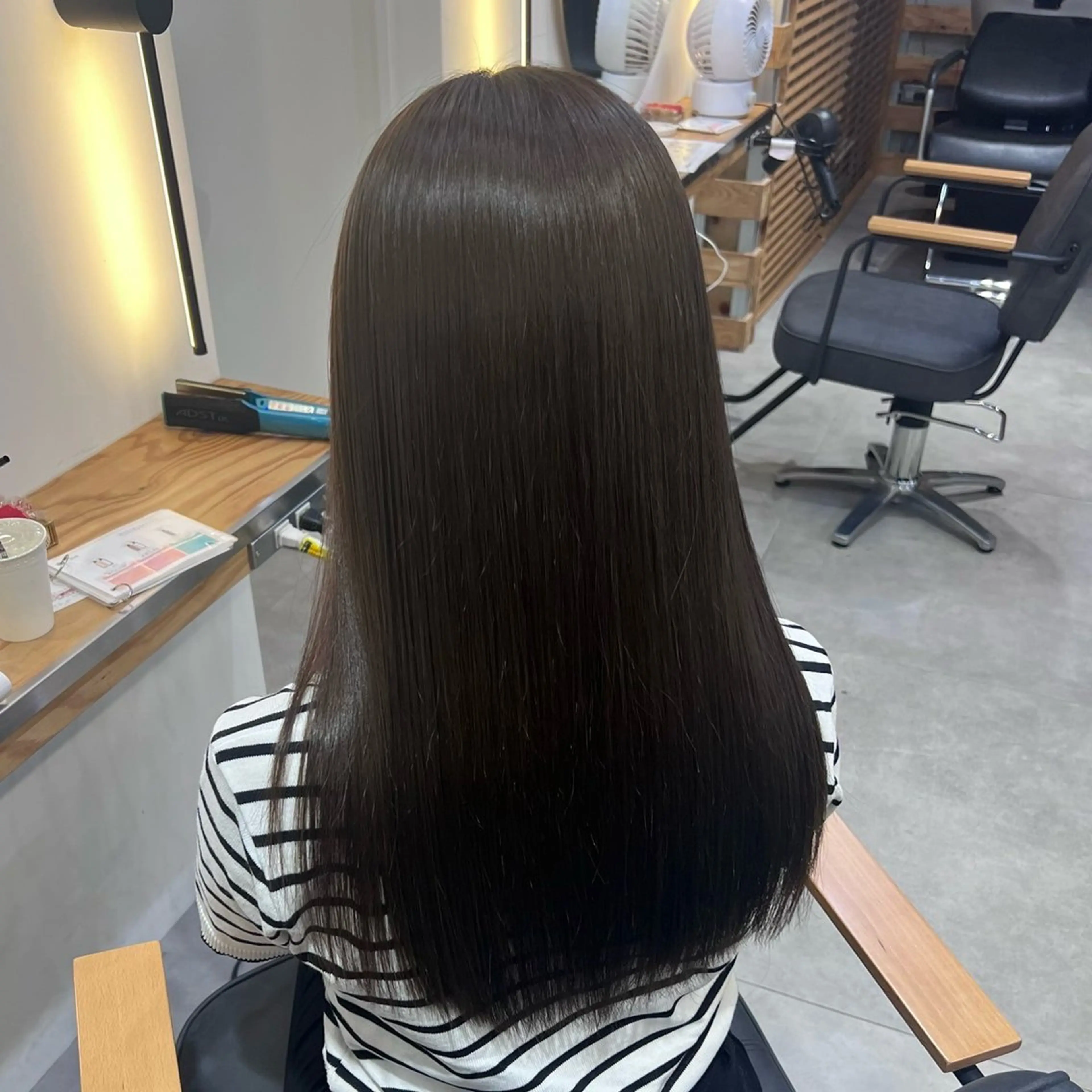 セミロング カラー パーマ リキ/縮毛矯正🫧 /メンズカット💈のヘアスタイル