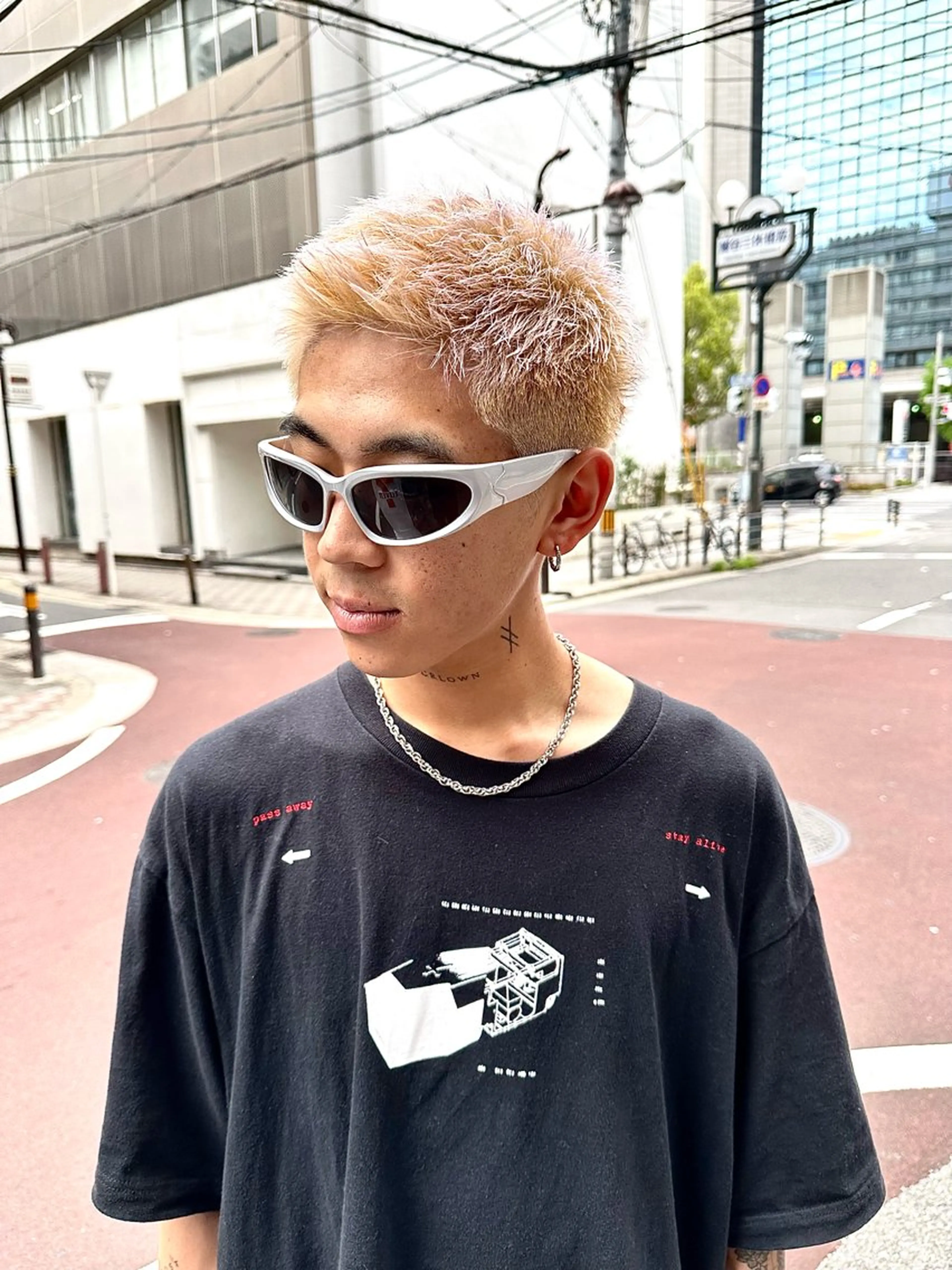 ショート カラー メンズ GO TODAY シェアサロン心斎橋edel店所属・【メンズ特化美容師】 岩城　昇悟のヘアスタイル