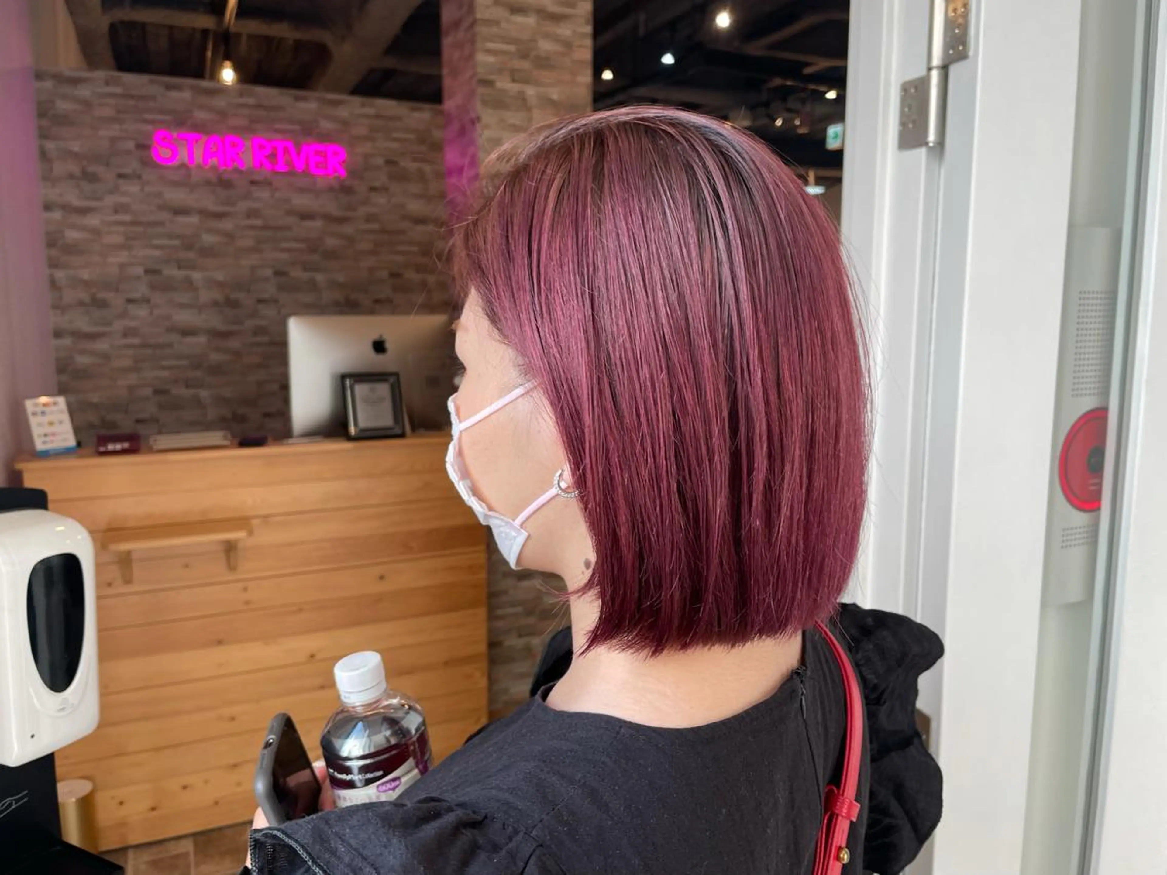 ミディアム SALOWIN心斎橋Suite店所属・ブリーチ毛にもできる 縮毛矯正|鷹司郎のヘアスタイル