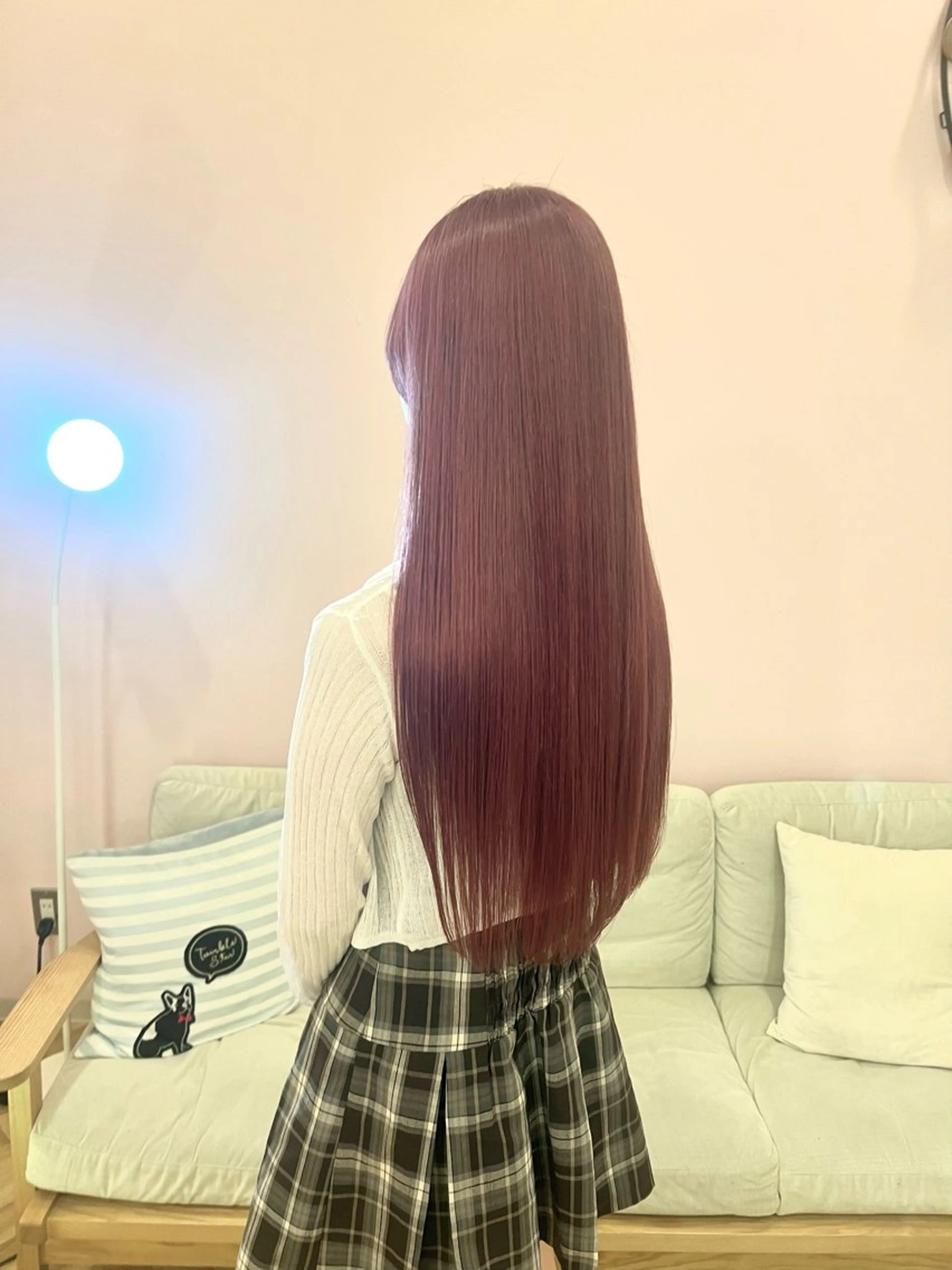 ロング カラー カット ヘアカラー 🎀野崎 美玖𝜗𝜚˚⋆のヘアスタイル